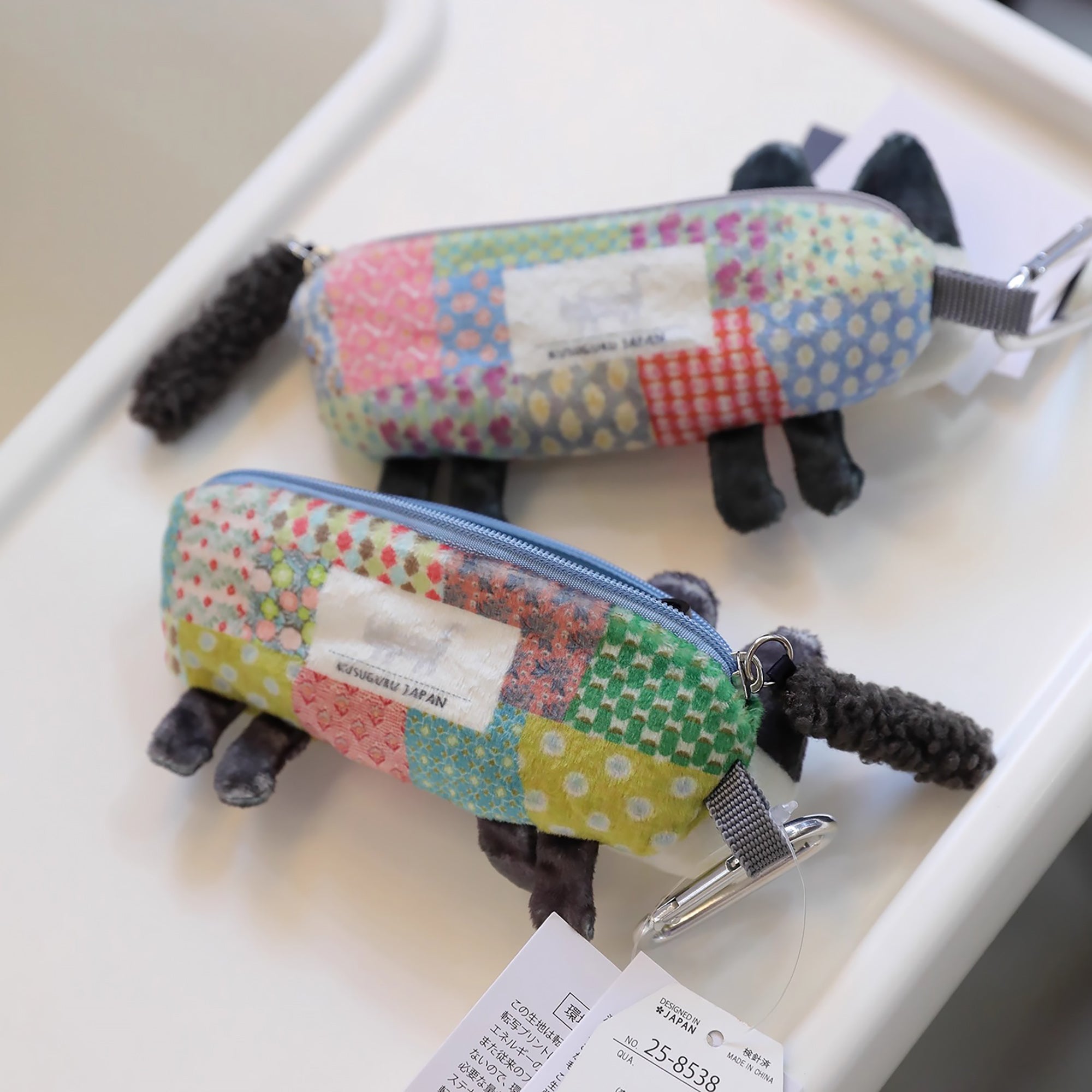 Pochette porte-clés en forme chat Kusuguru