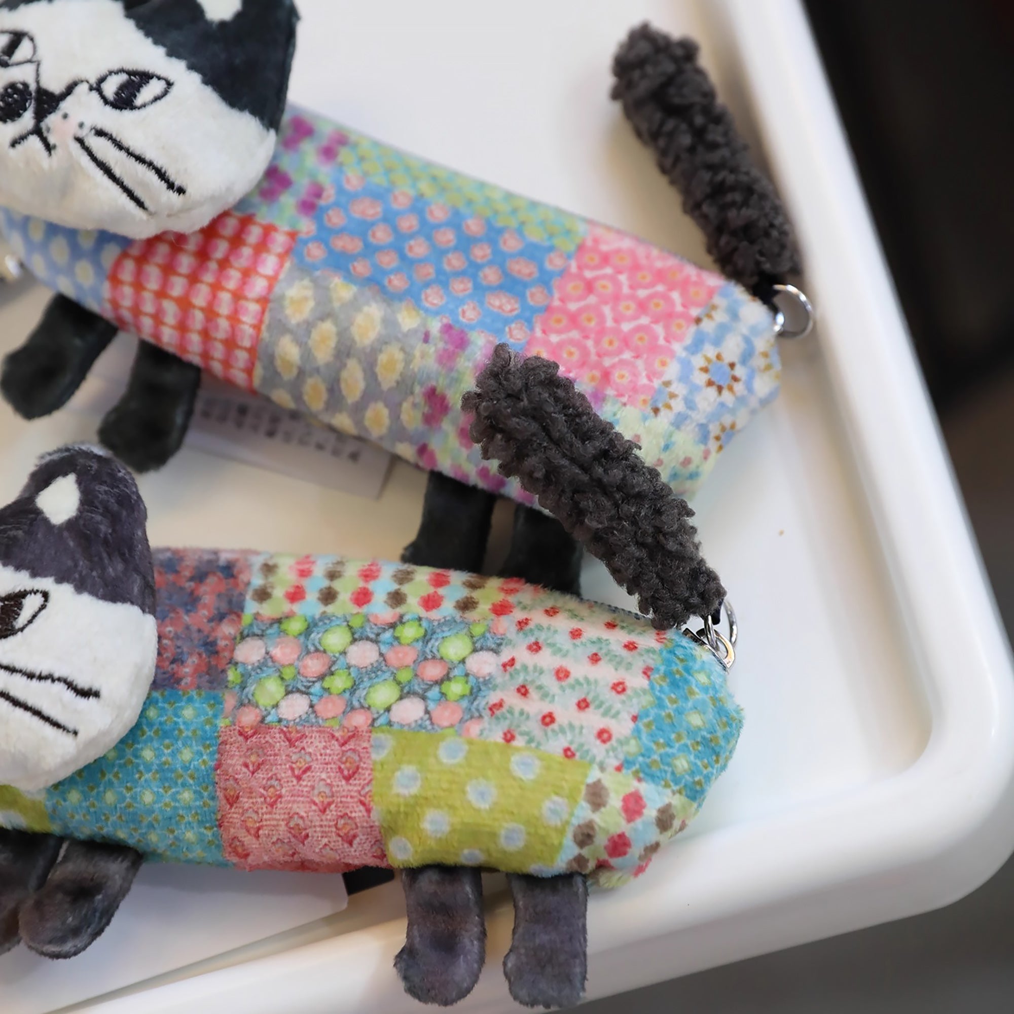 Pochette porte-clés en forme chat Kusuguru