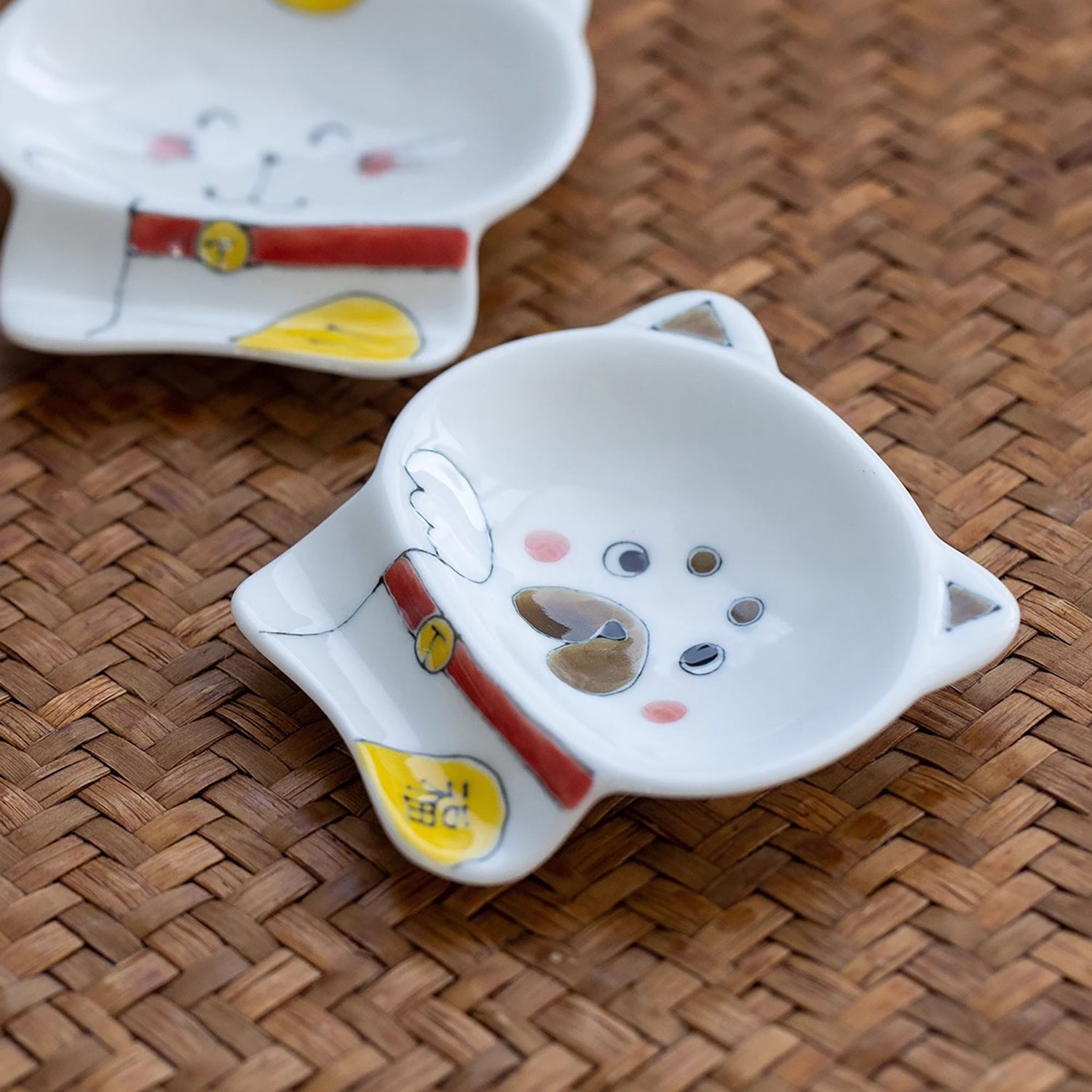 Petit Assiette à sauce Arita-yaki avec repose-baguettes