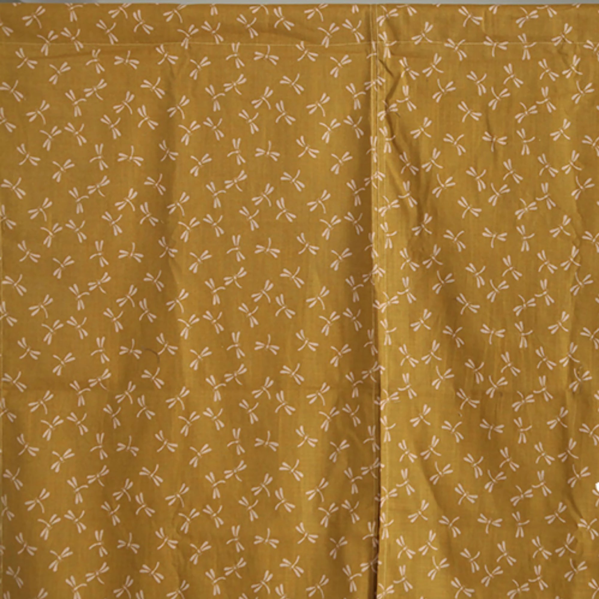 Noren japonais en coton avec design semi-transparent à deux pans