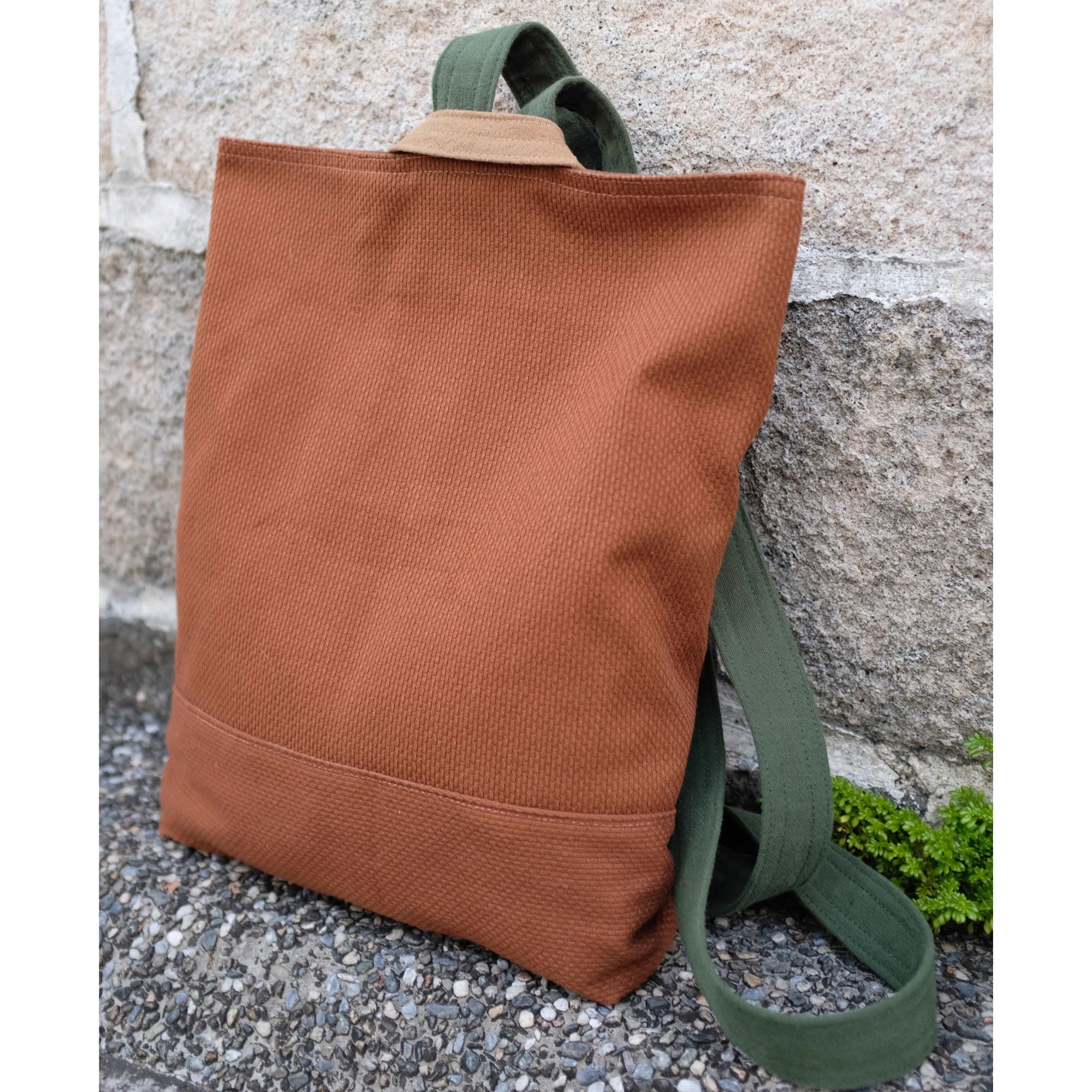 Sac à dos en coton de Kendo avec design minimaliste rétro