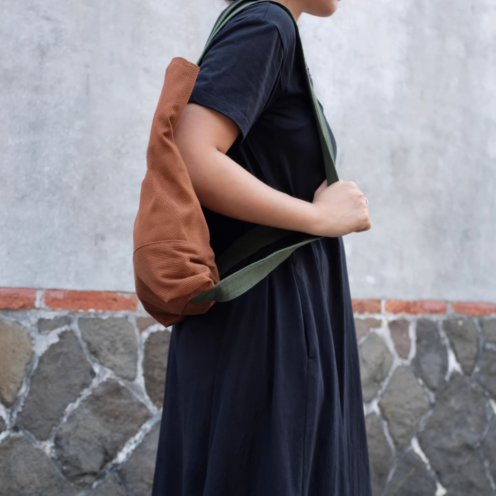 Sac à dos en coton de Kendo avec design minimaliste rétro