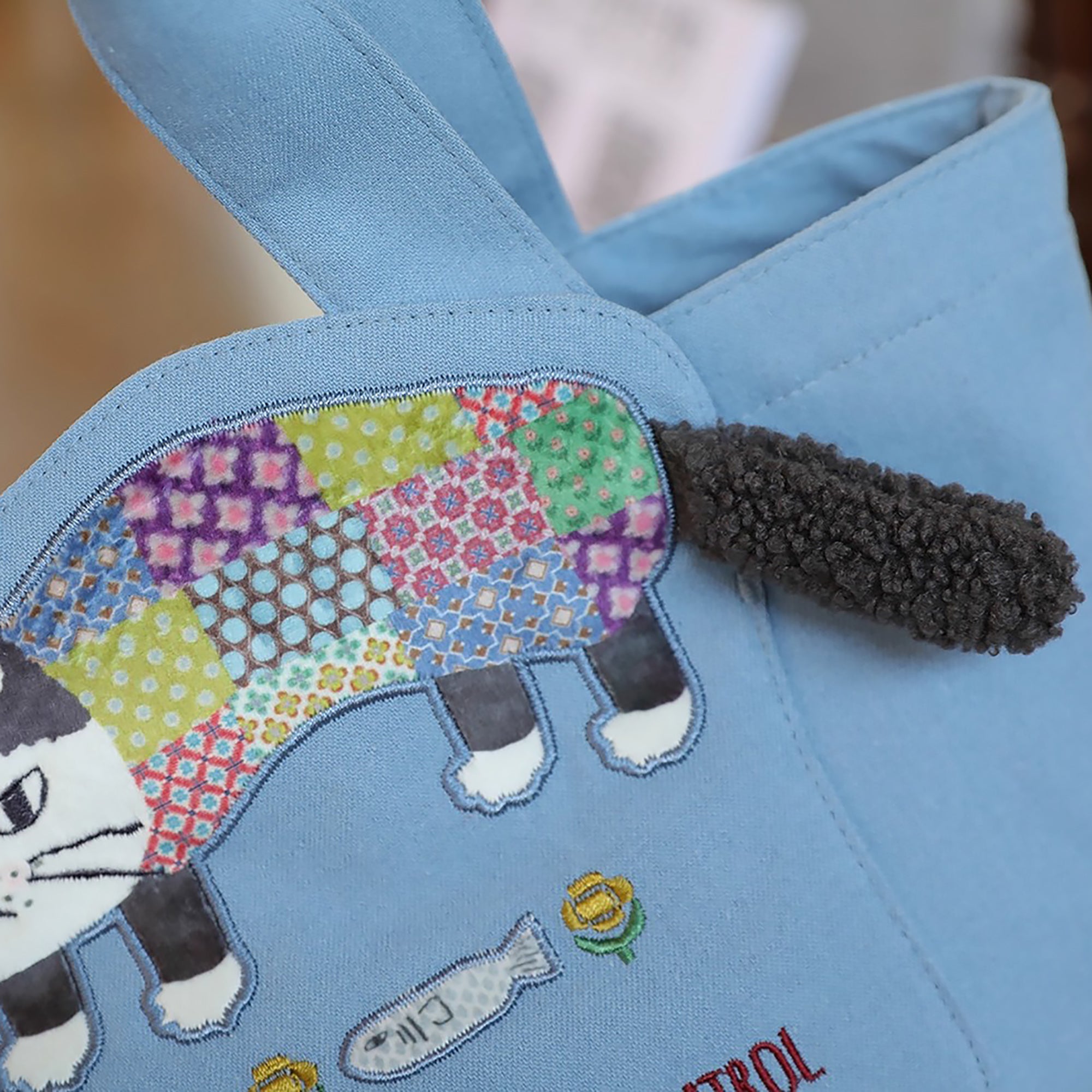 Sac à main chat Kusuguru avec poches intérieures