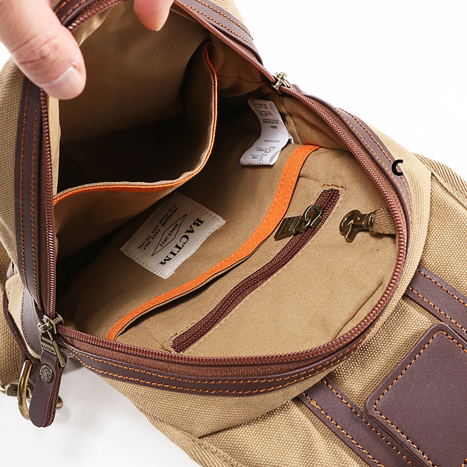 SAC BANANE pour HOMME en CANVAS