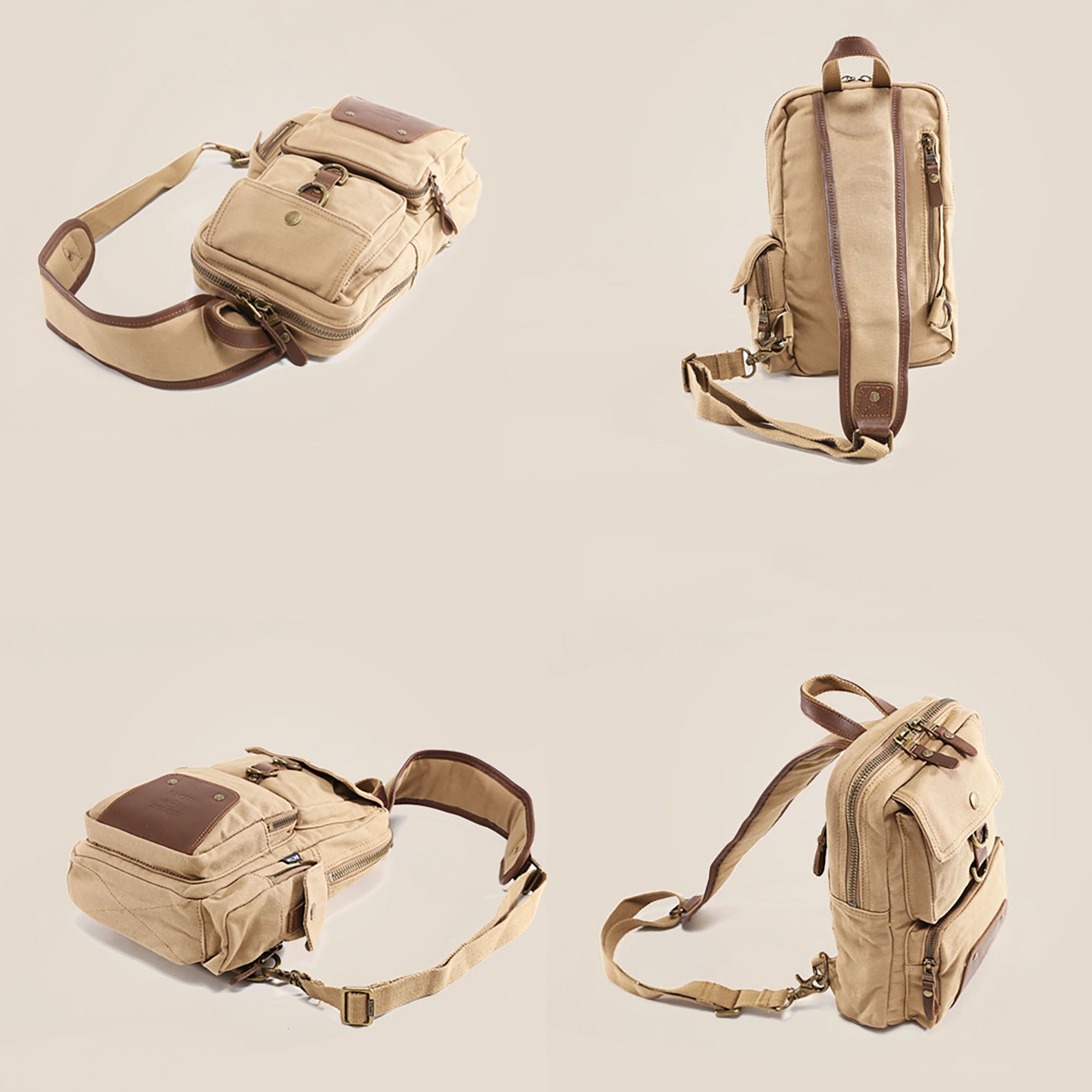 SAC BANANE pour HOMME avec GRAND capacité enCANVAS