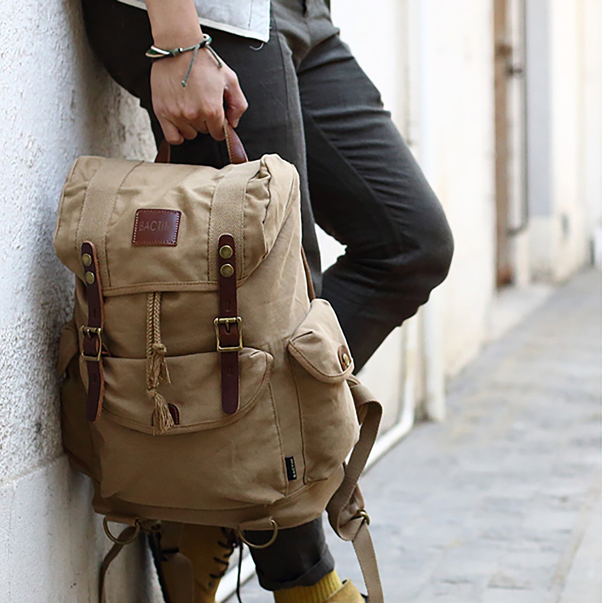 SAC à DOS pour HOMME en CANVAS à 15L