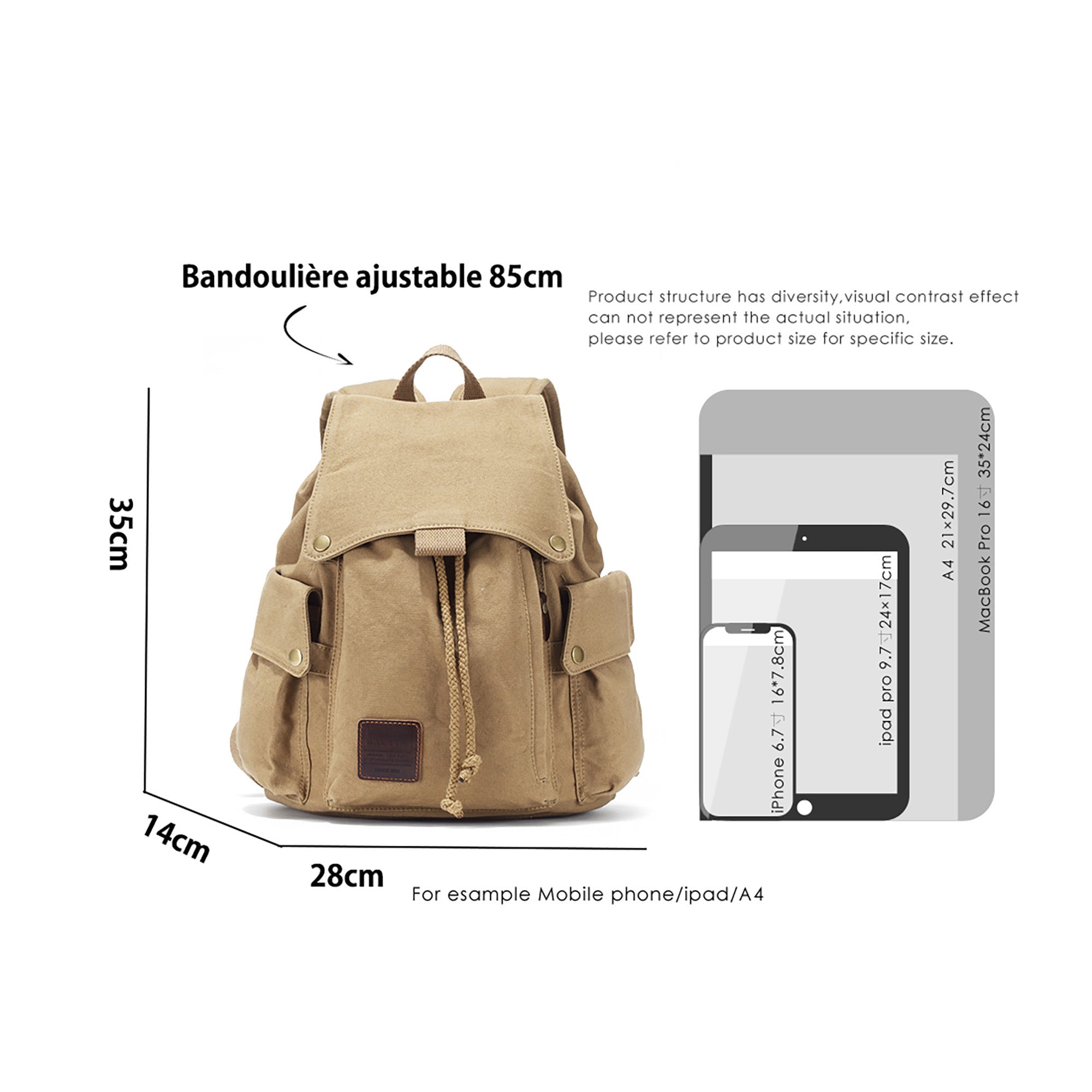 SAC à dos FEMME MULTICOLO