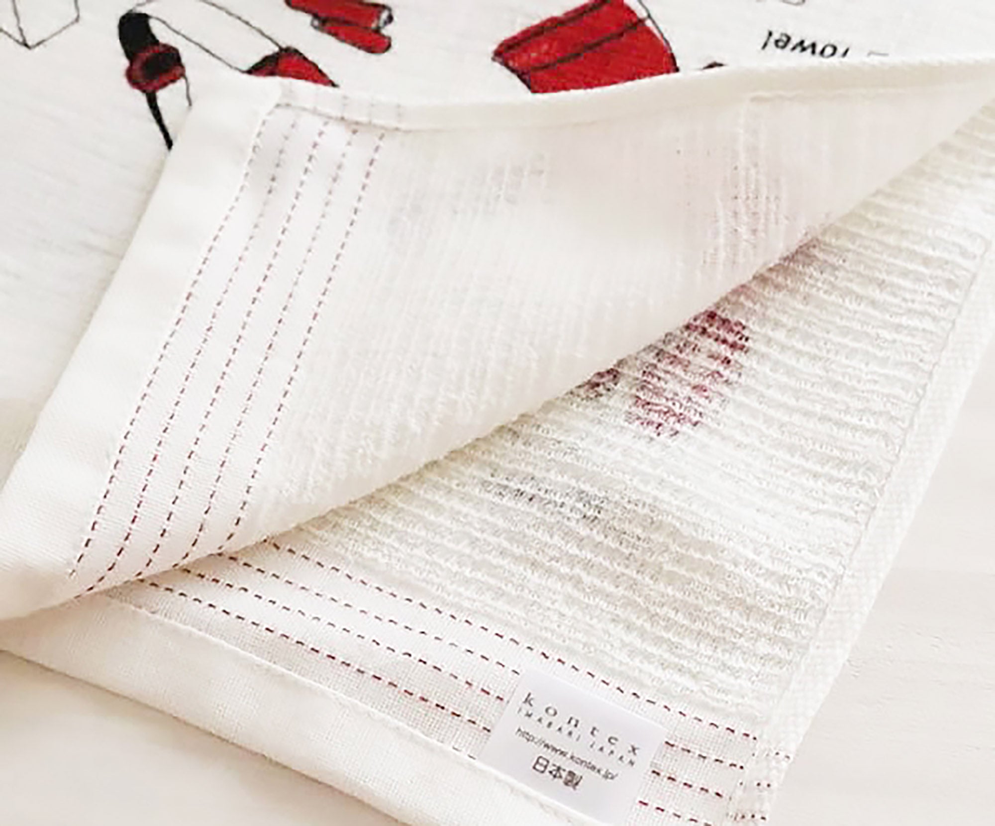 Serviette japonaise longue en coton Kontex