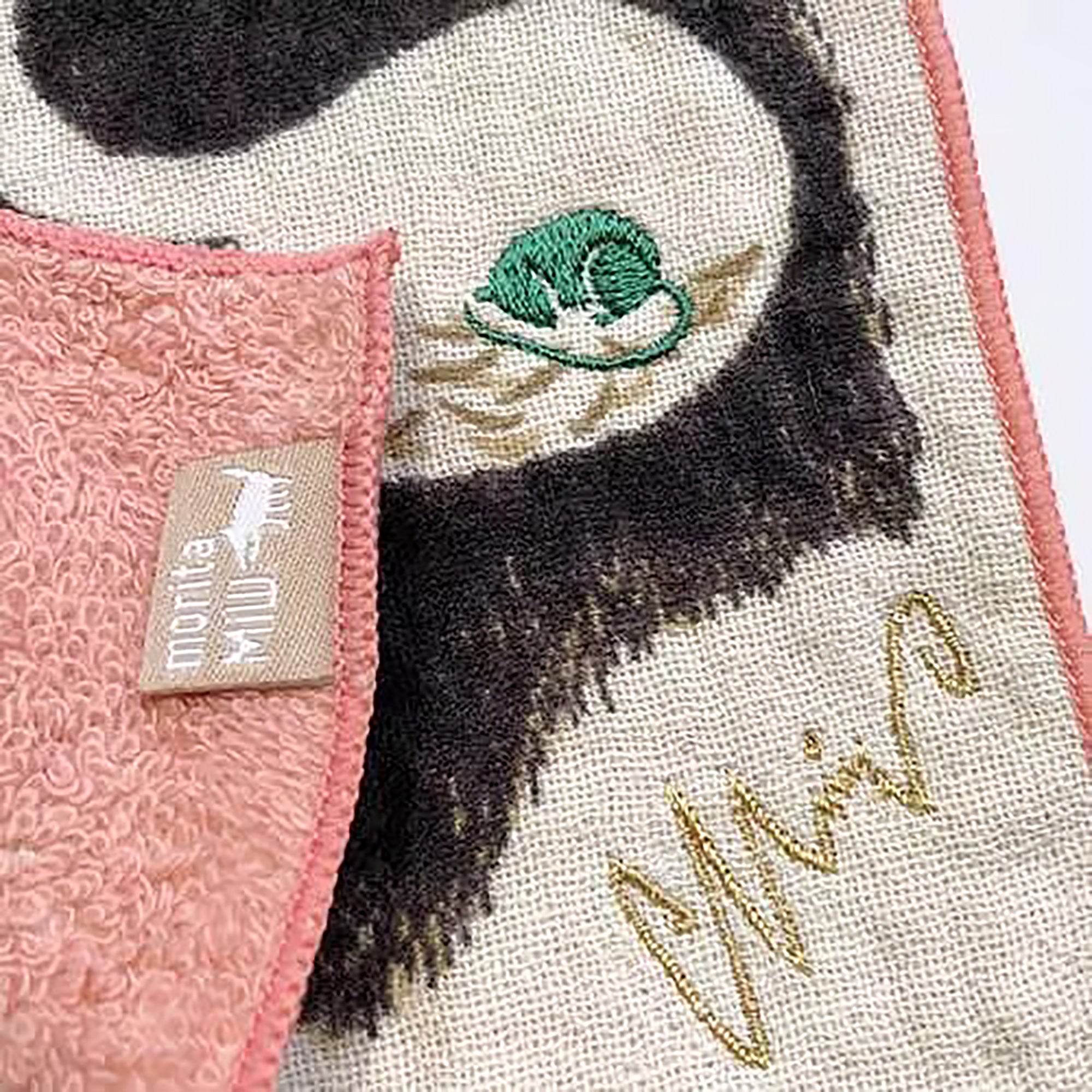 Serviette japonais en coton bordé par Morita MiW