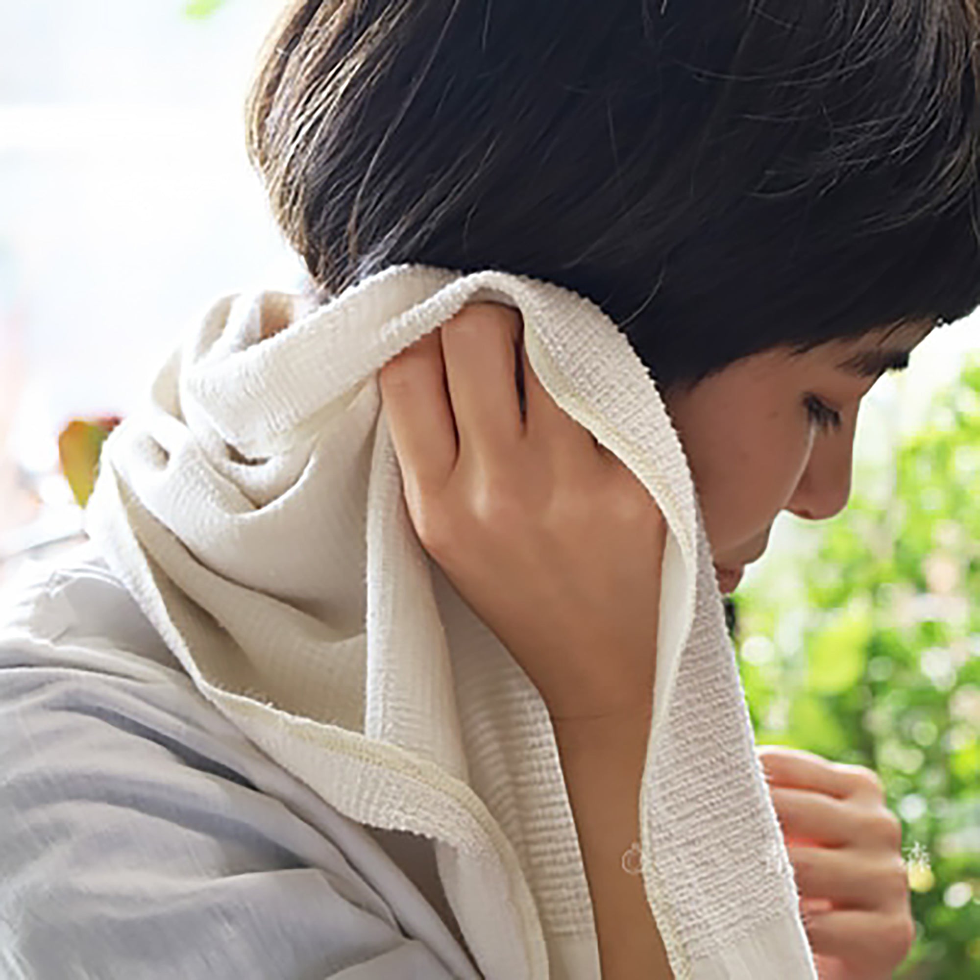 Serviette Kontex en coton biologique teinte aux plantes