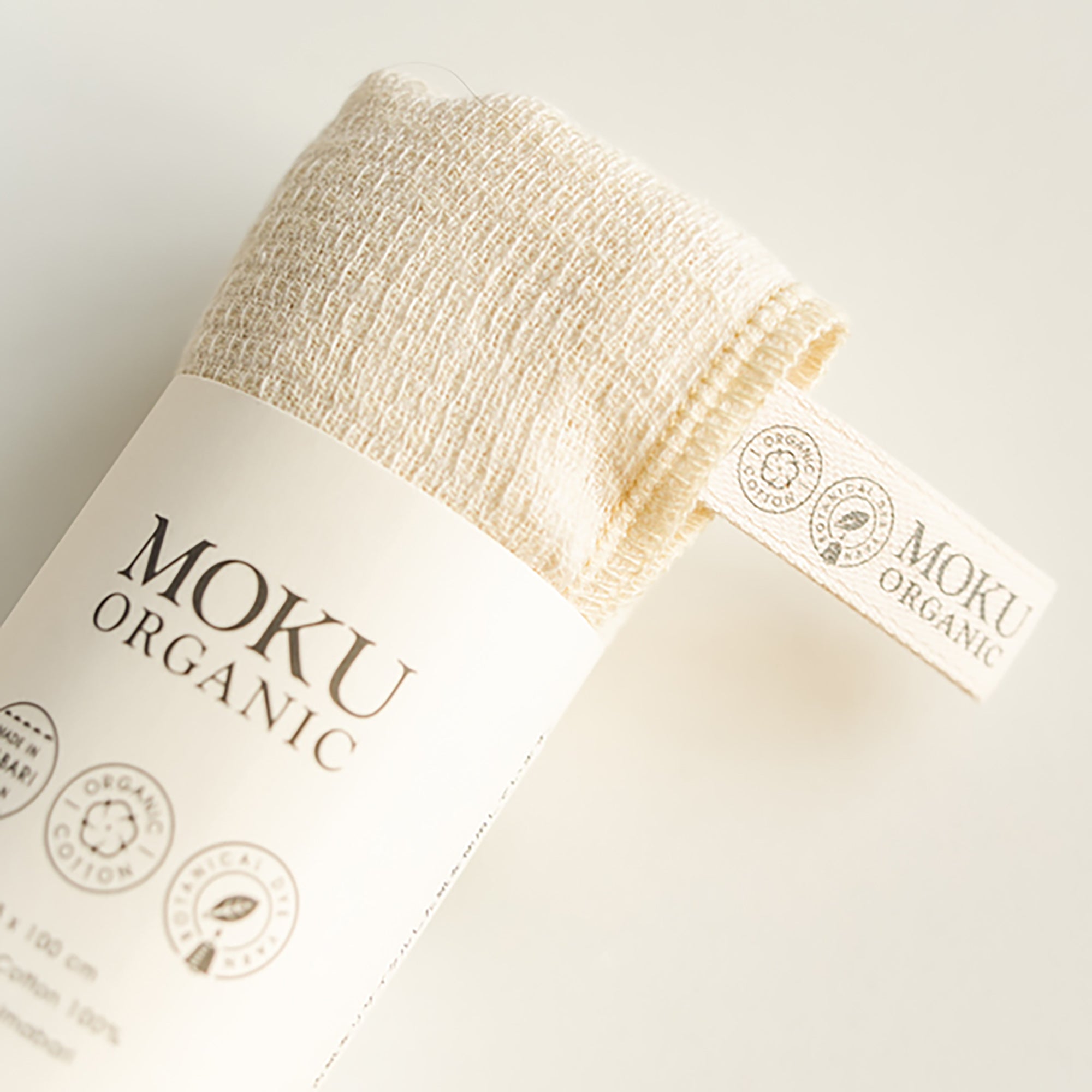 Serviette Kontex en coton biologique teinte aux plantes