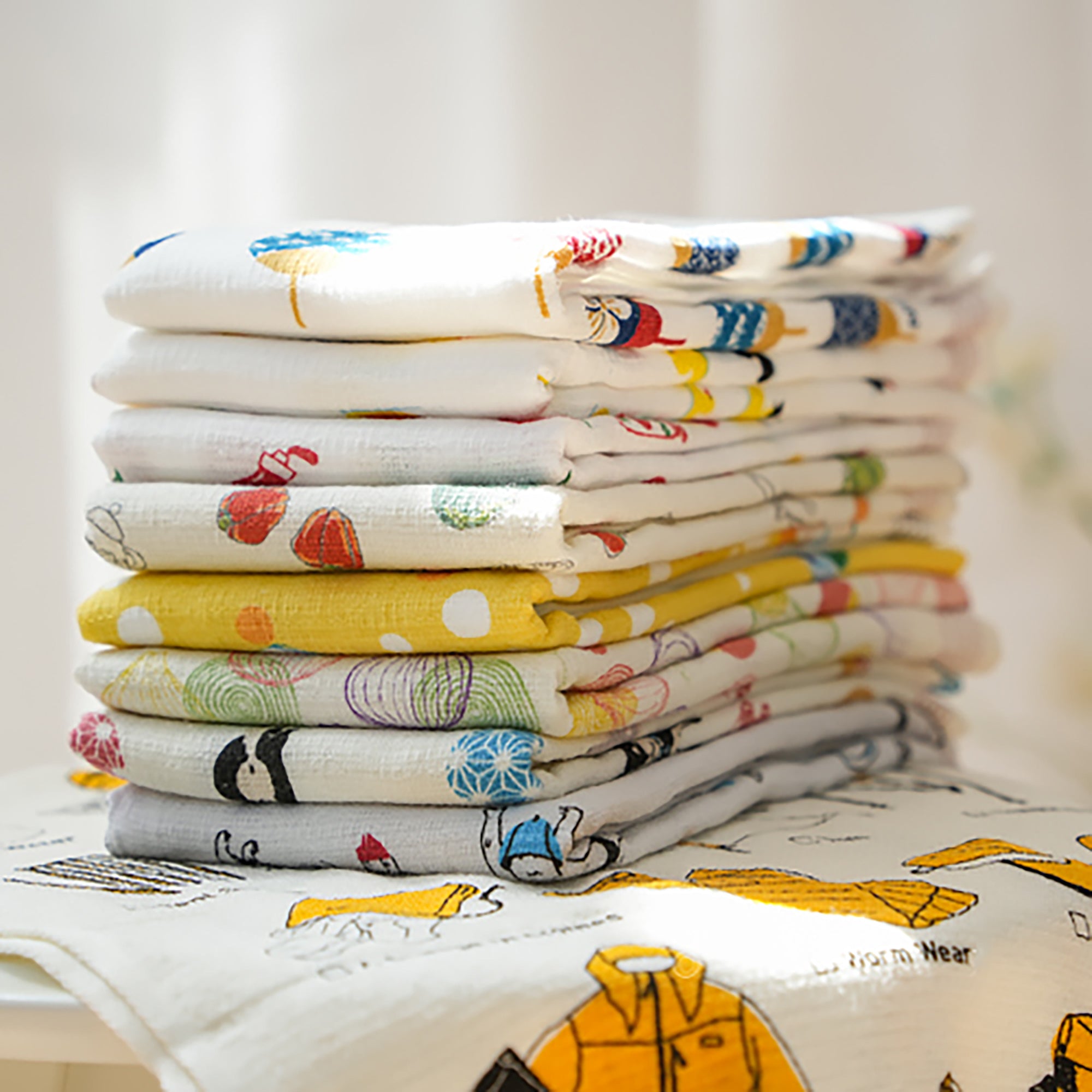 Serviette japonaise longue en coton Kontex série Sumo