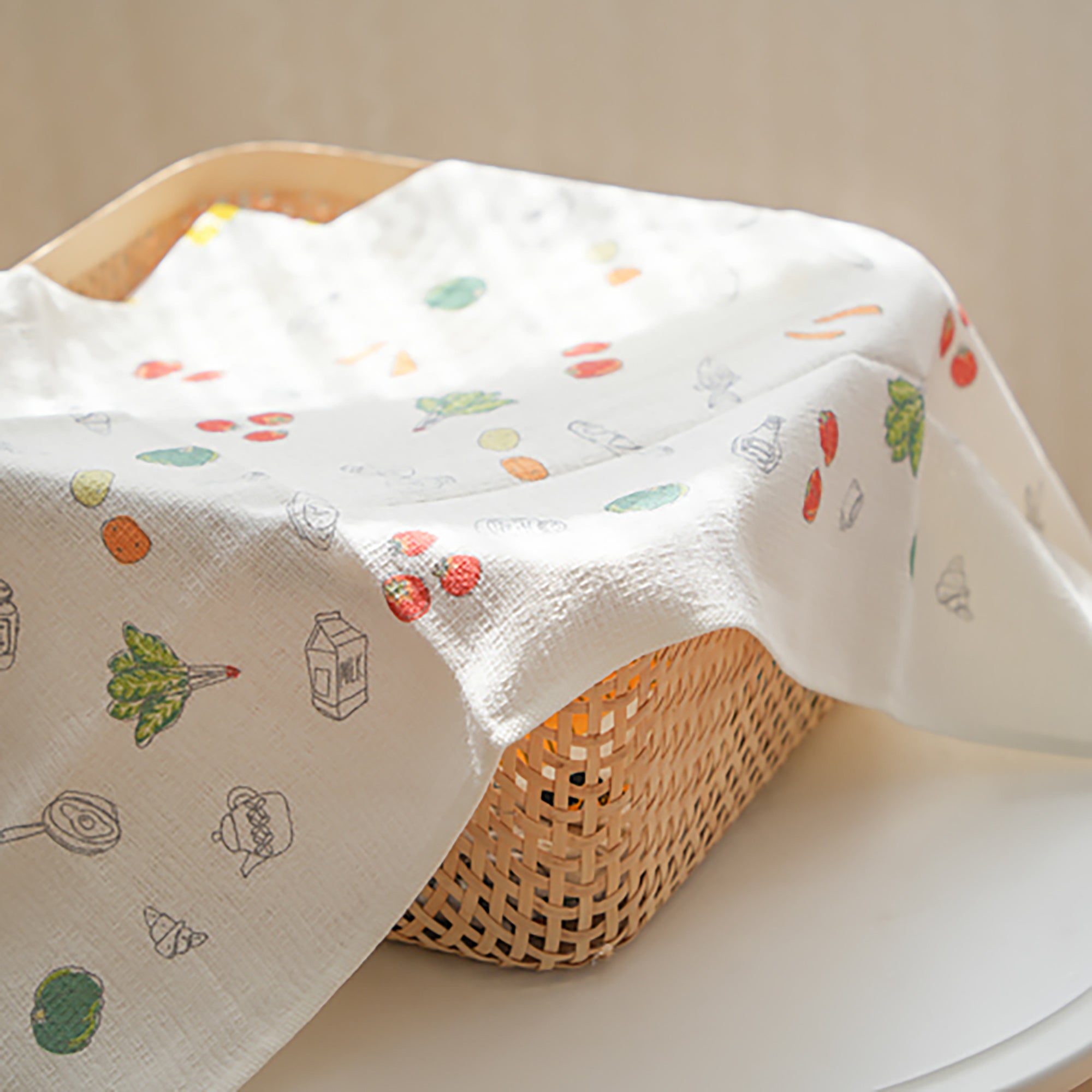 Serviette japonaise longue en coton Kontex série nature