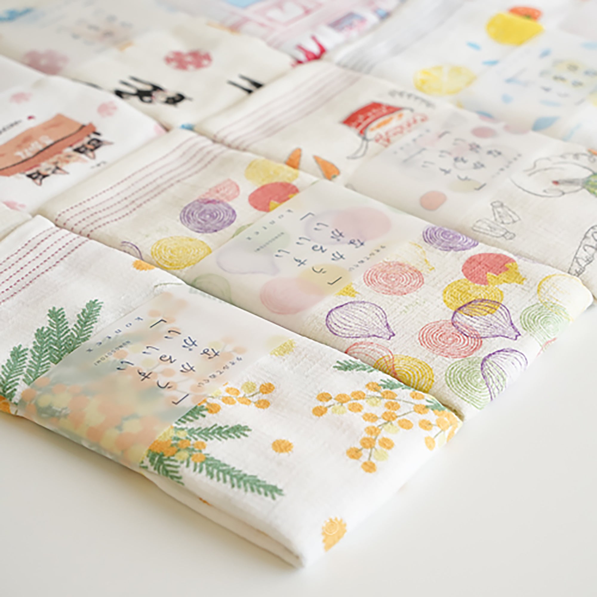 Serviette japonaise longue en coton de Kontex