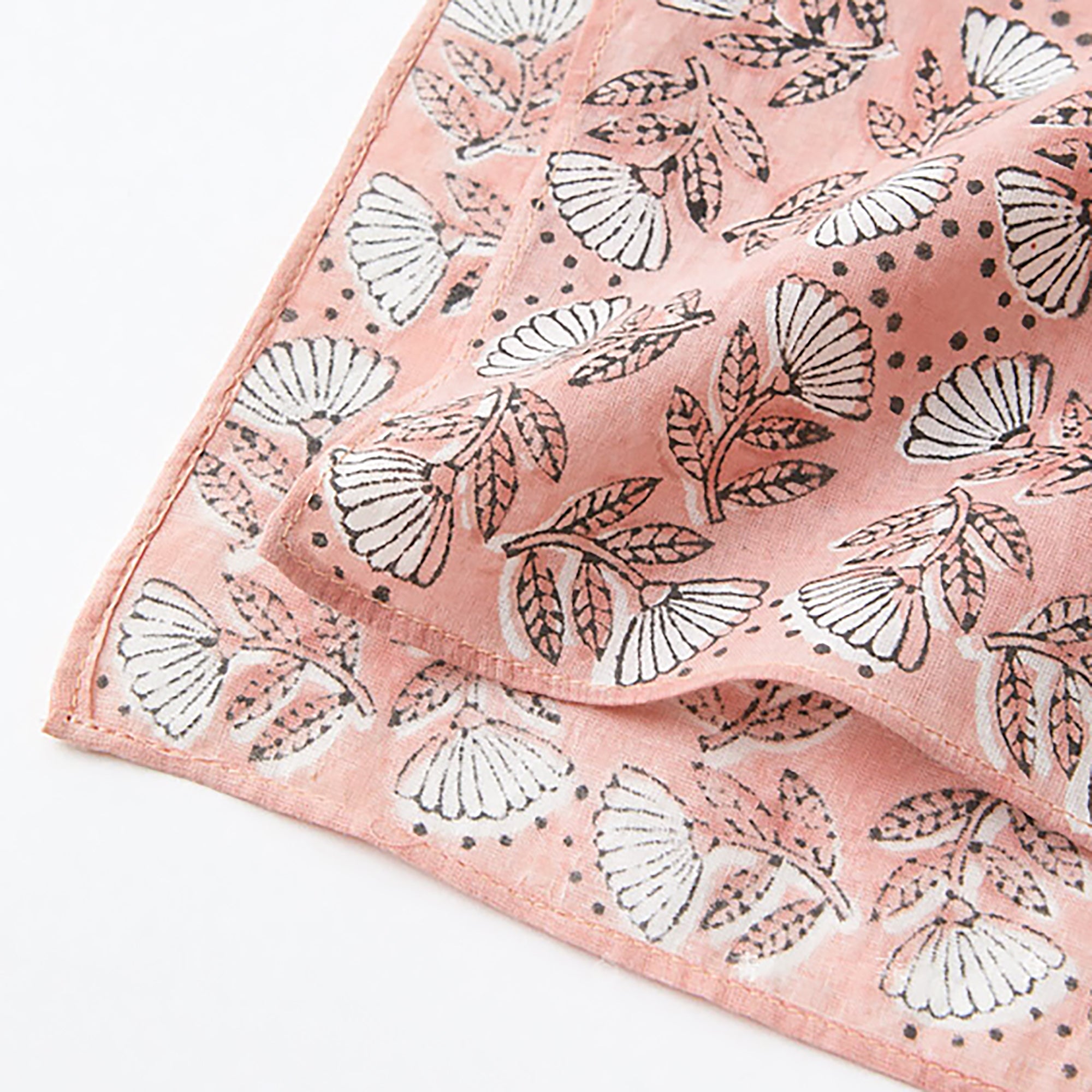 Serviette japonaise en coton imprimé à la main