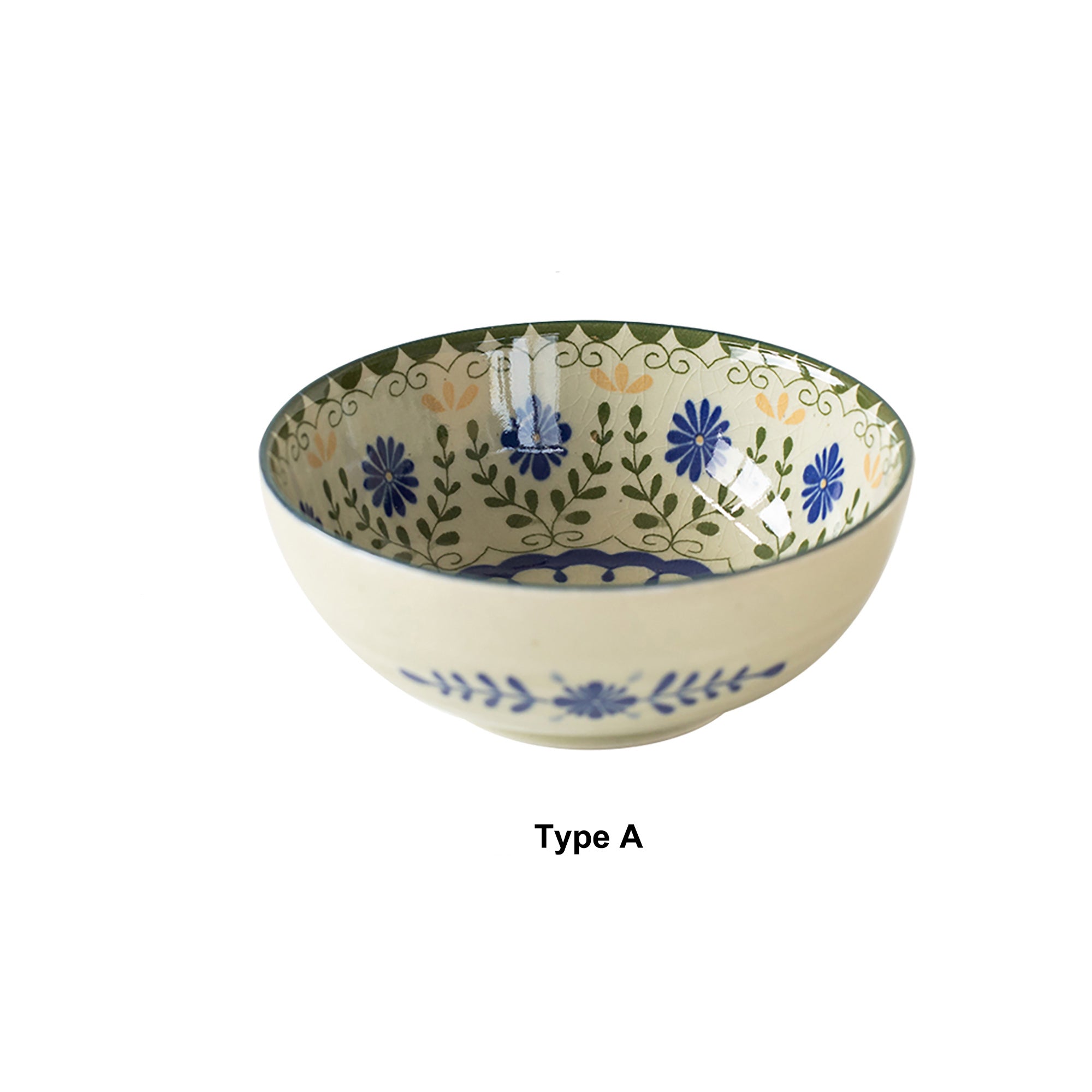 Mino-yaki "Green Garden" ceramic tableware