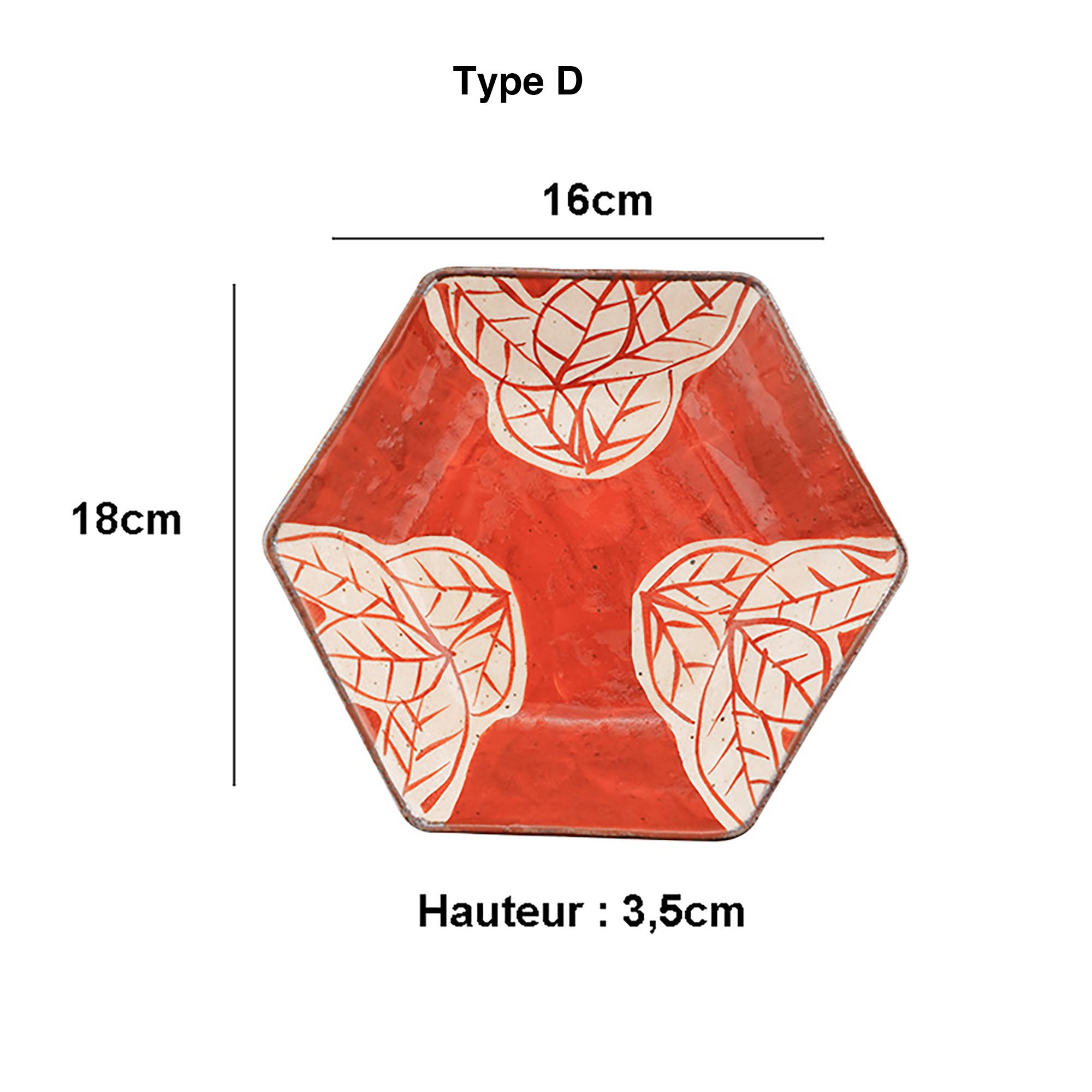 ASSIETTE HEXAGONAL DE MINO