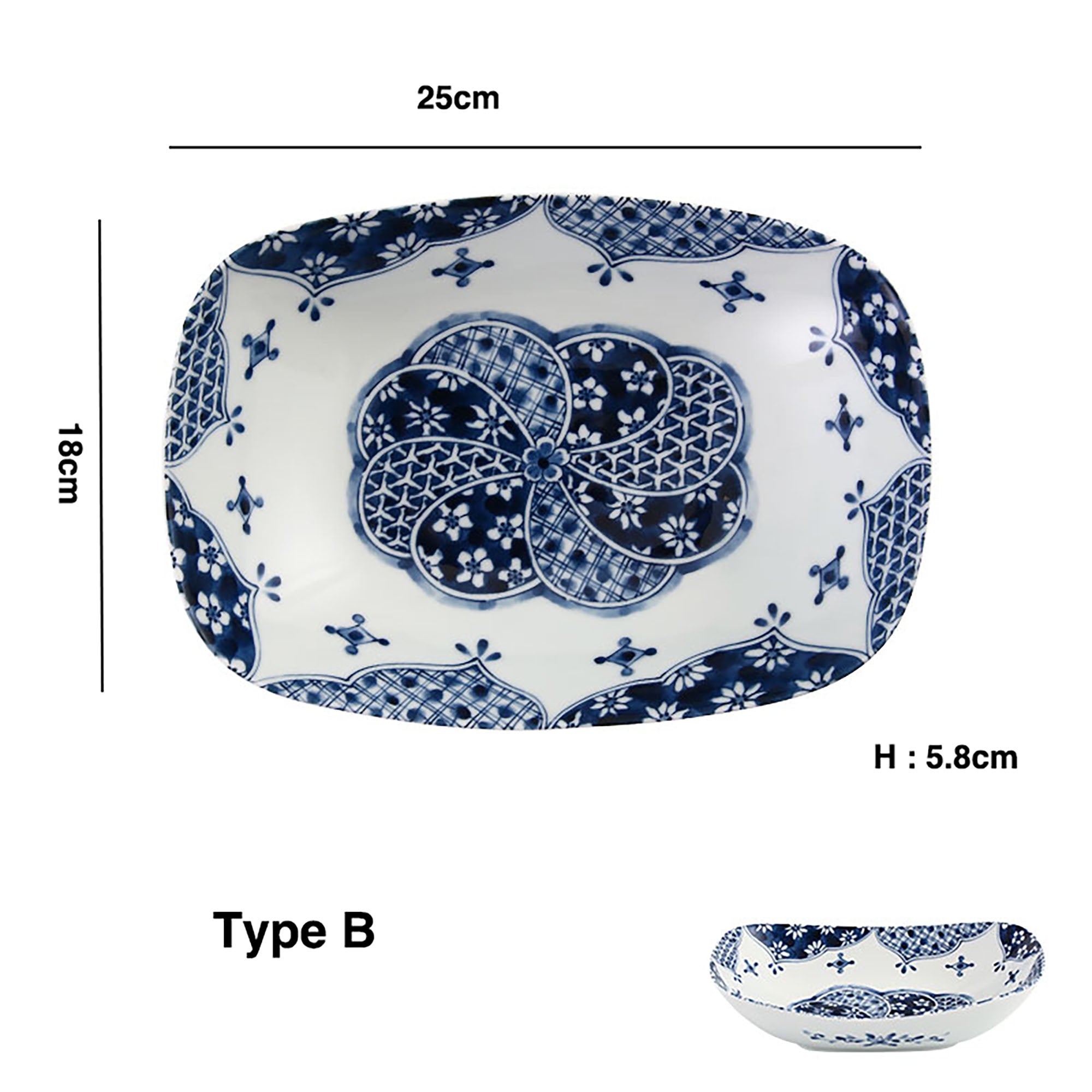 ASSIETTE RECTANGULAIRE