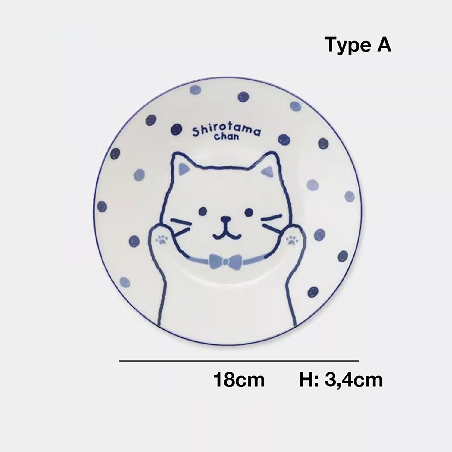 Assiettes Creuses Chatons Adorables au Style Japonais
