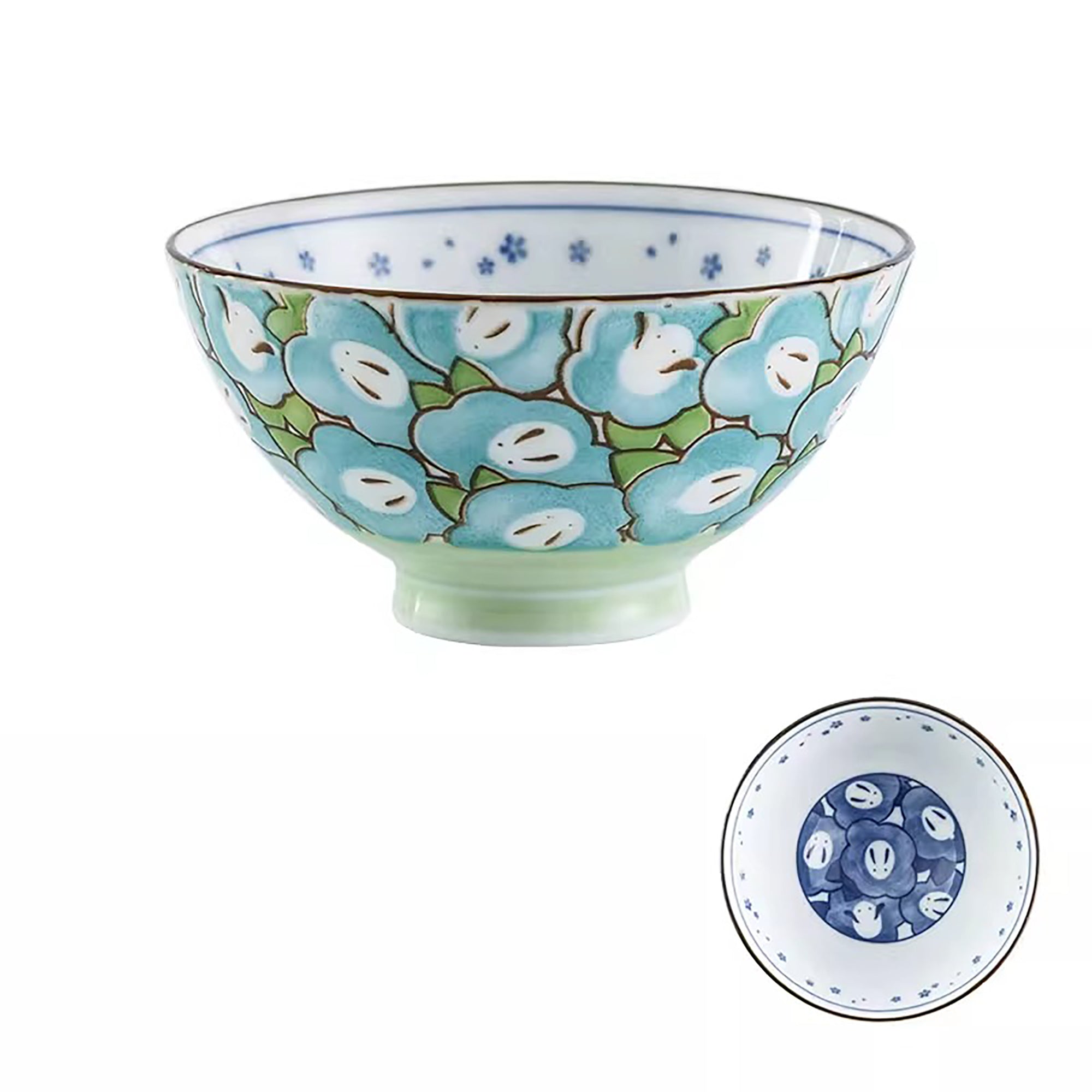 Rice bowl with cute animal designs