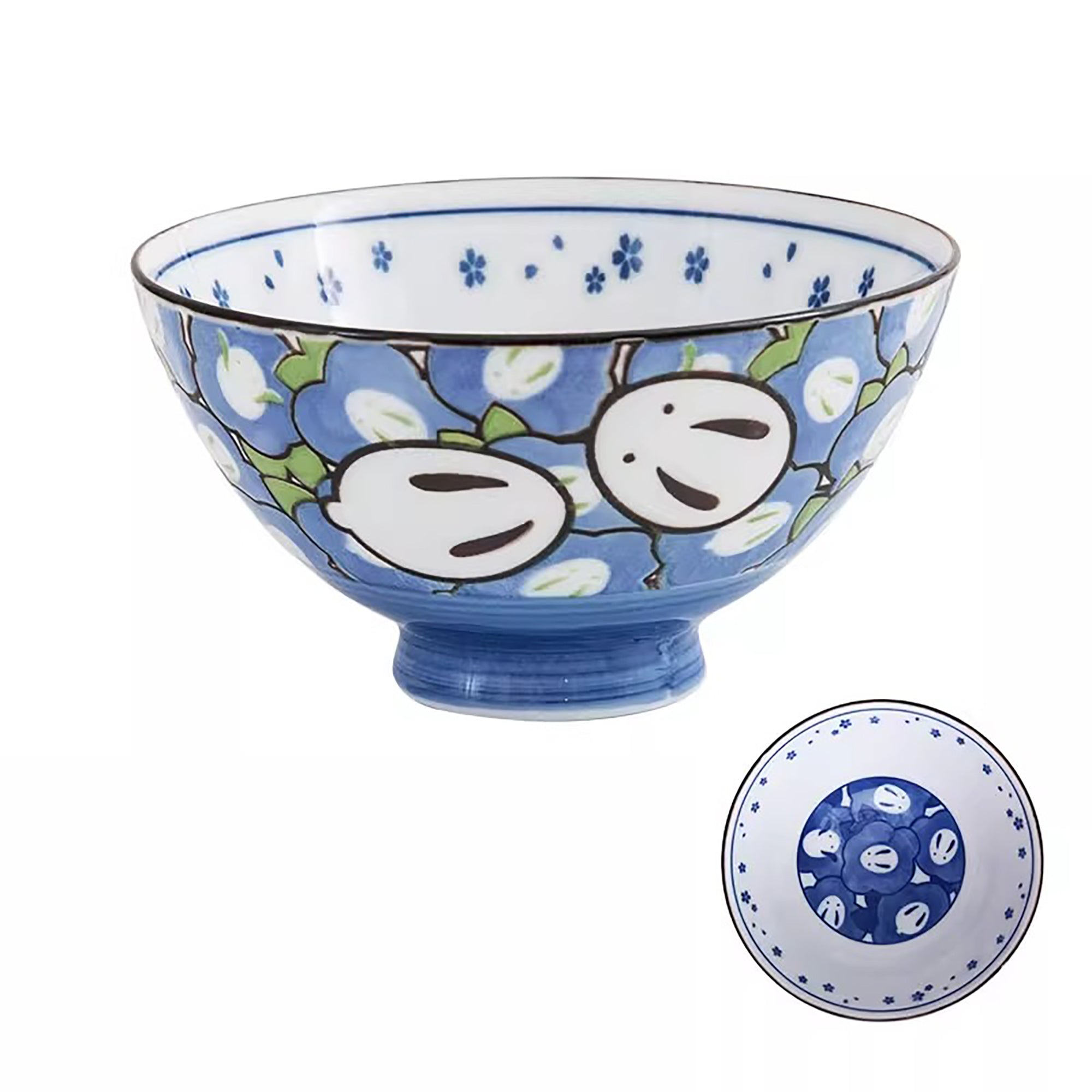 Rice bowl with cute animal designs