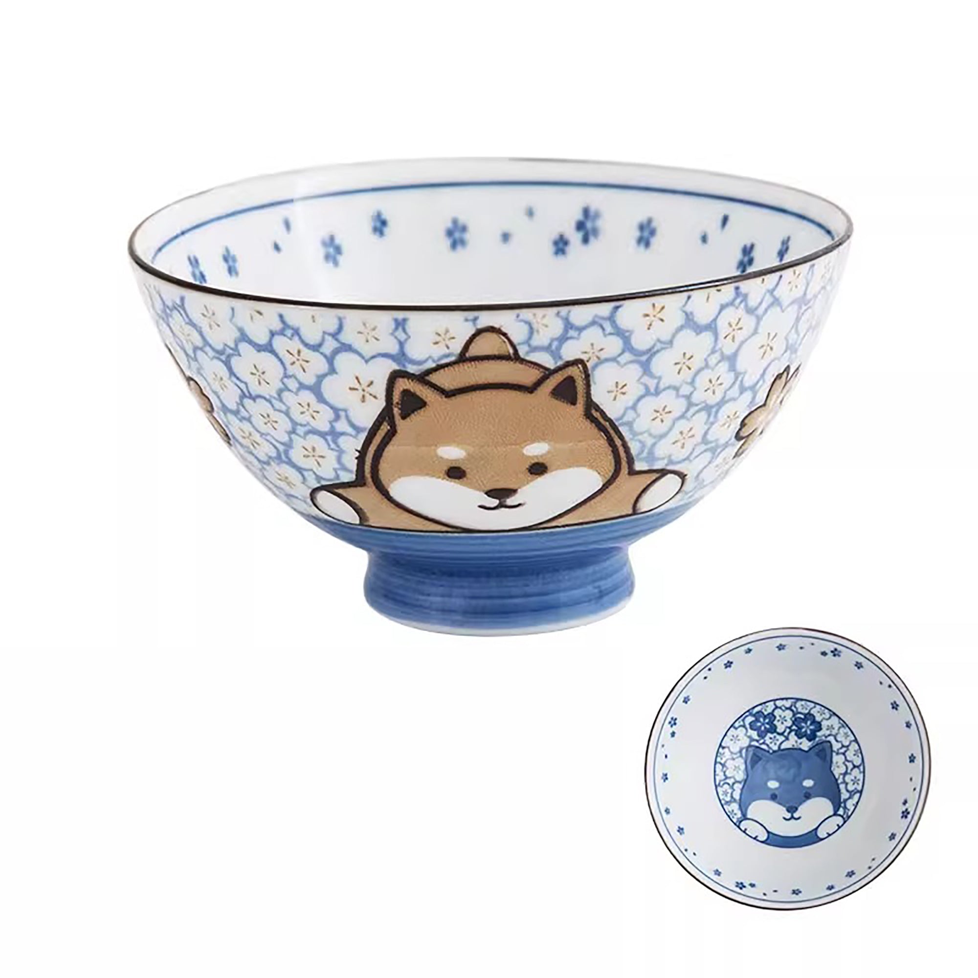 Rice bowl with cute animal designs