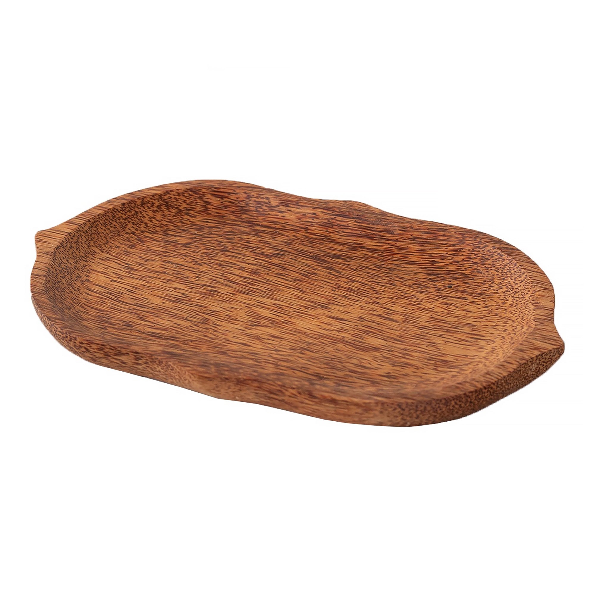 Assiette en bois de coco naturel