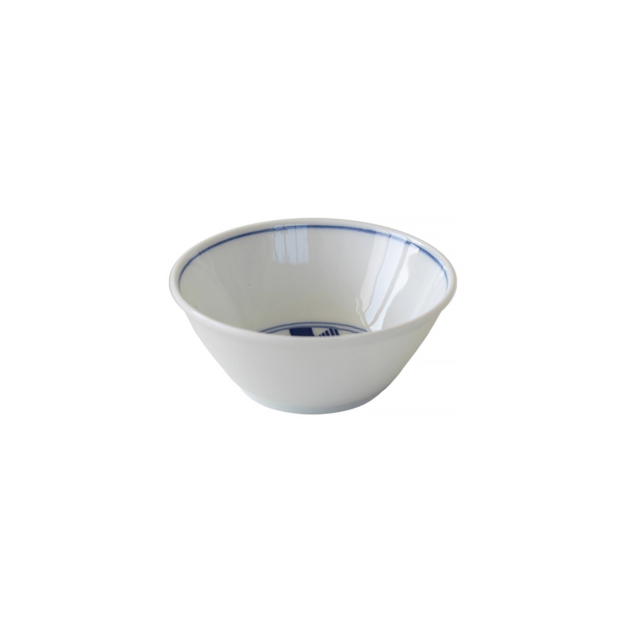 Vaisselle Minoyaki avec motifs Seigaiha et nuages bleus