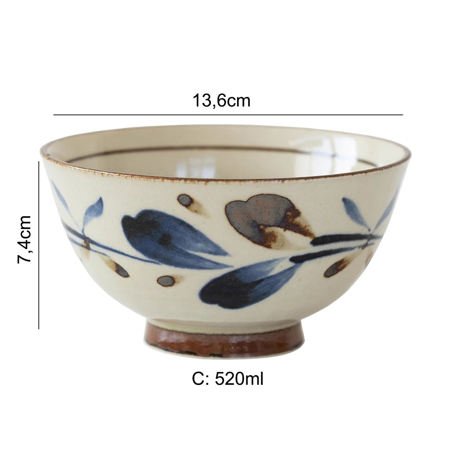 Bol en céramique traditionnelle Minoyaki