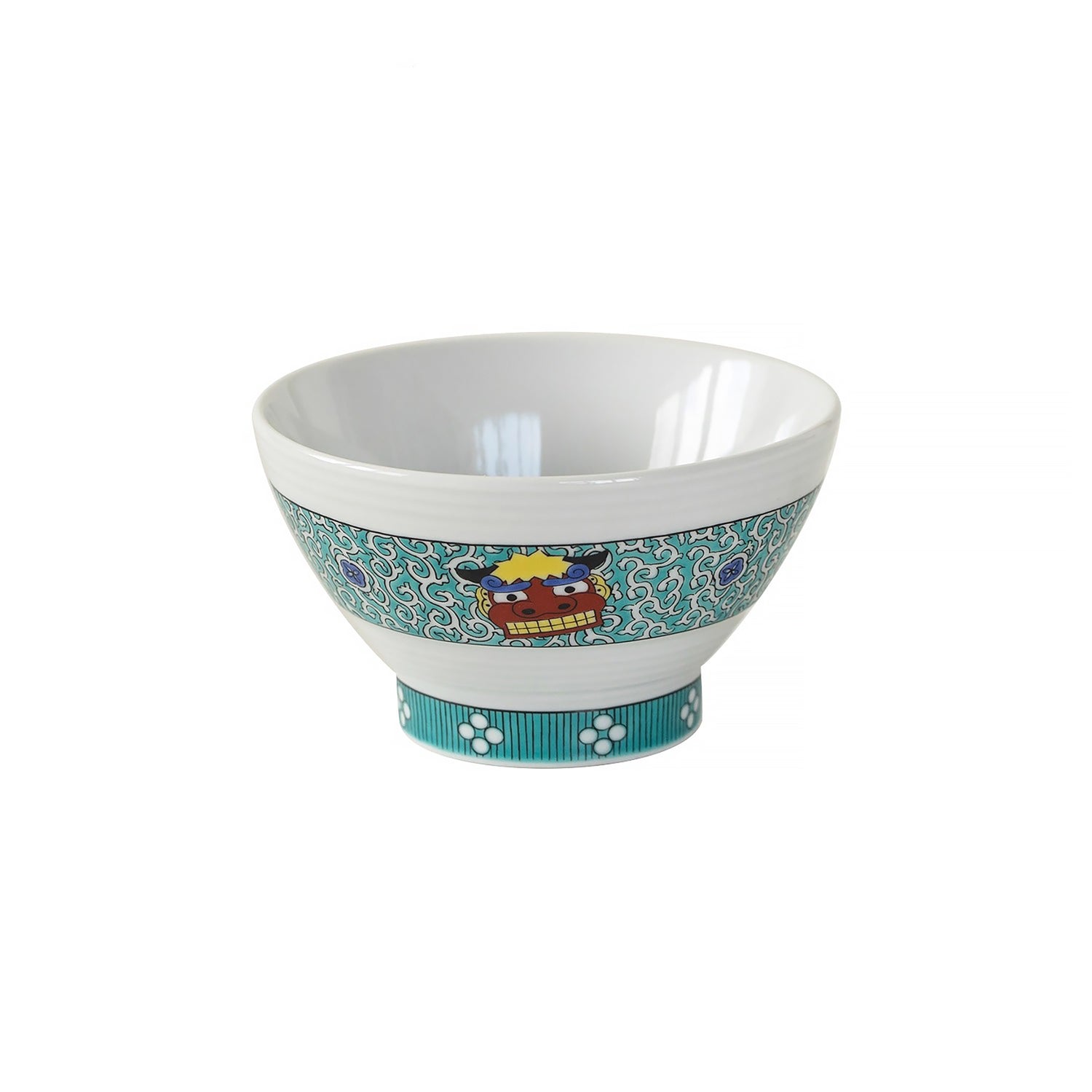 Bol Kutani-yaki motifs porte-bonheur