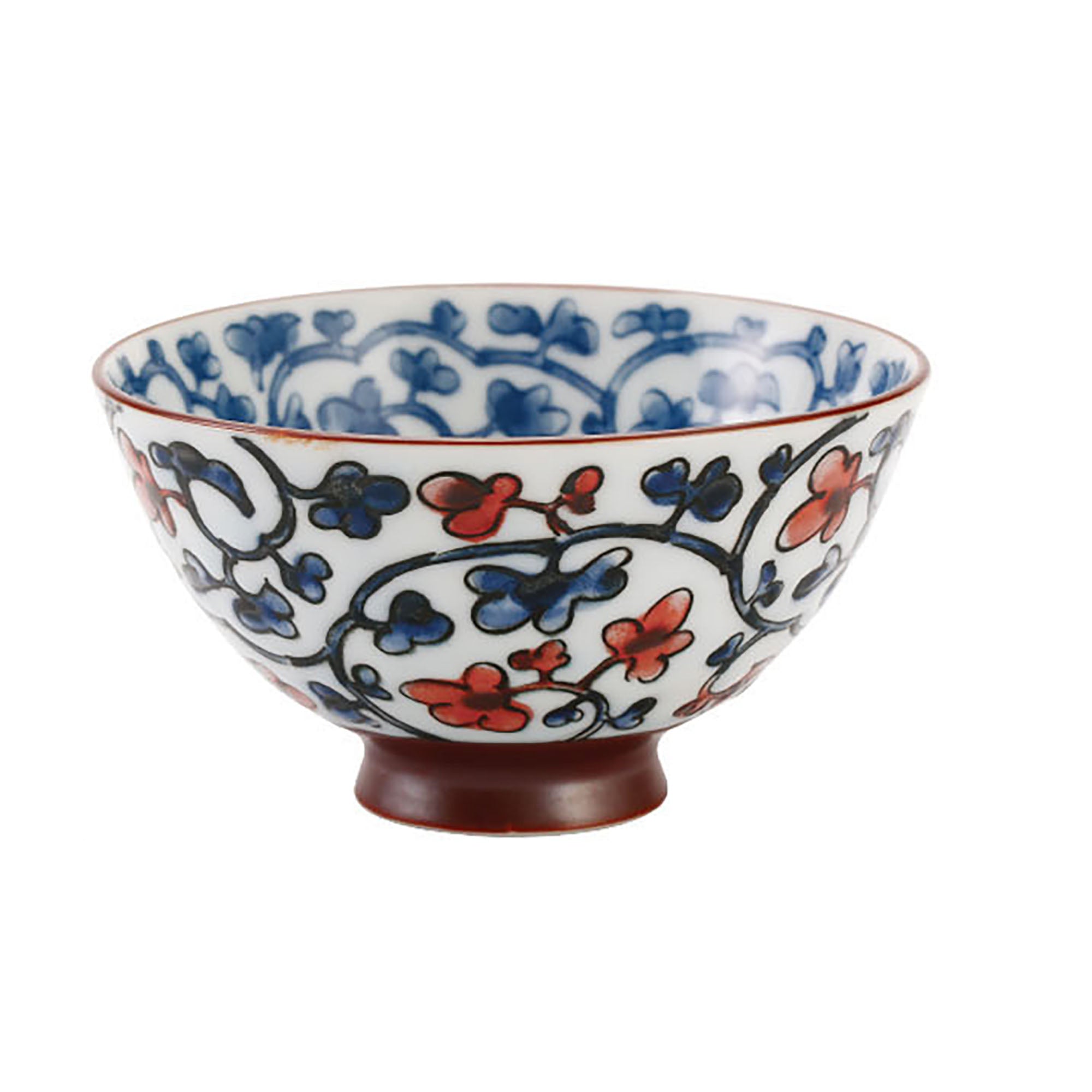 Minoyaki bowl with handcrafted design