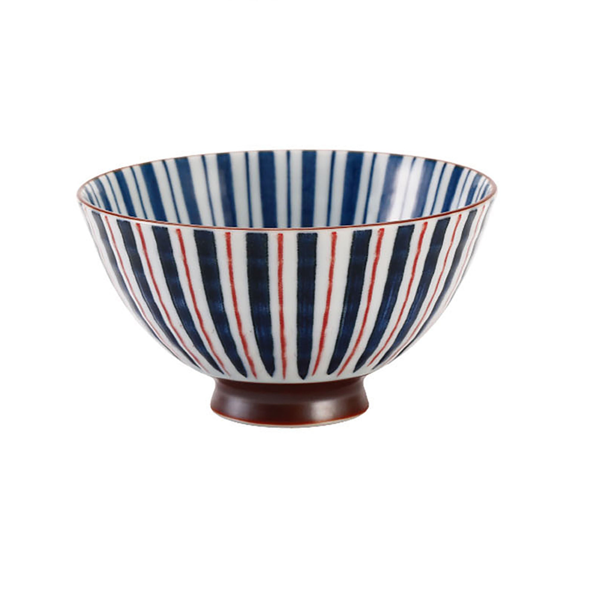 Minoyaki bowl with handcrafted design