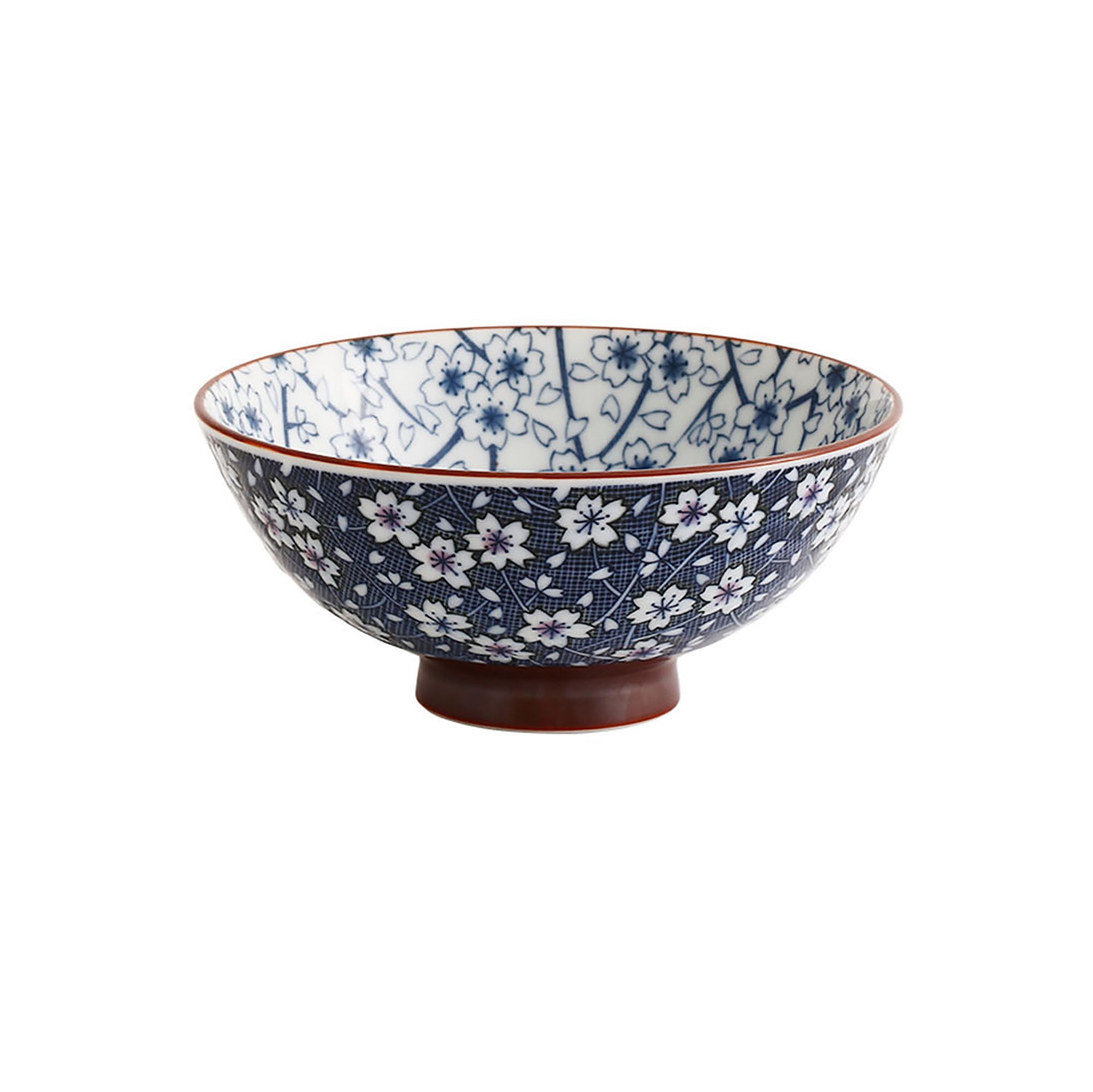 Minoyaki bowl with handcrafted design
