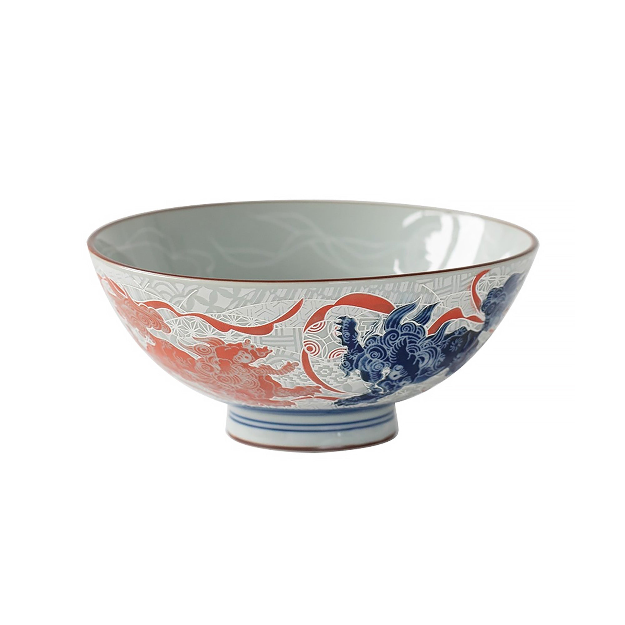 Bol Mino-yaki avec motif bonheur en relief