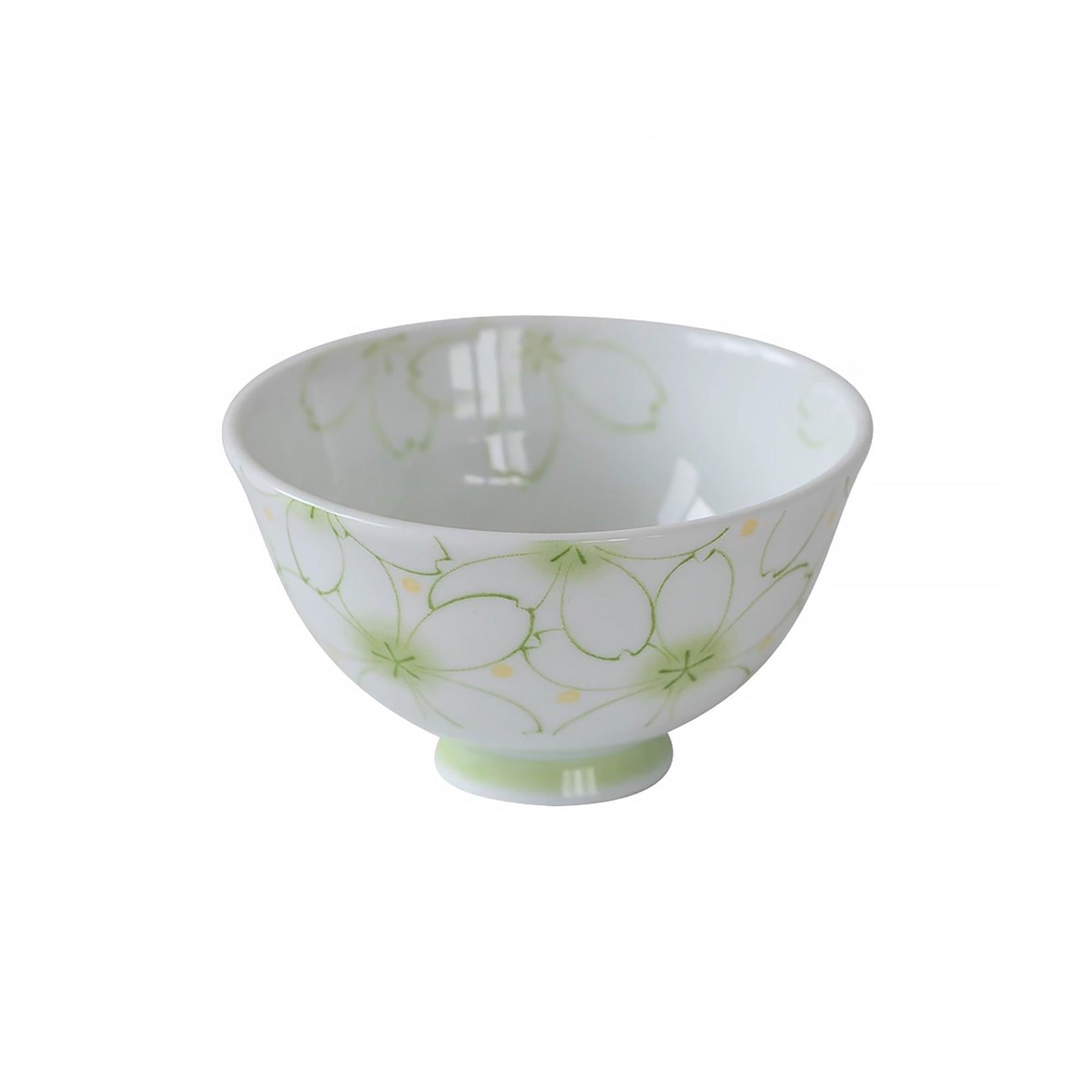 Bol en céramique Minoyaki avec motif floraux