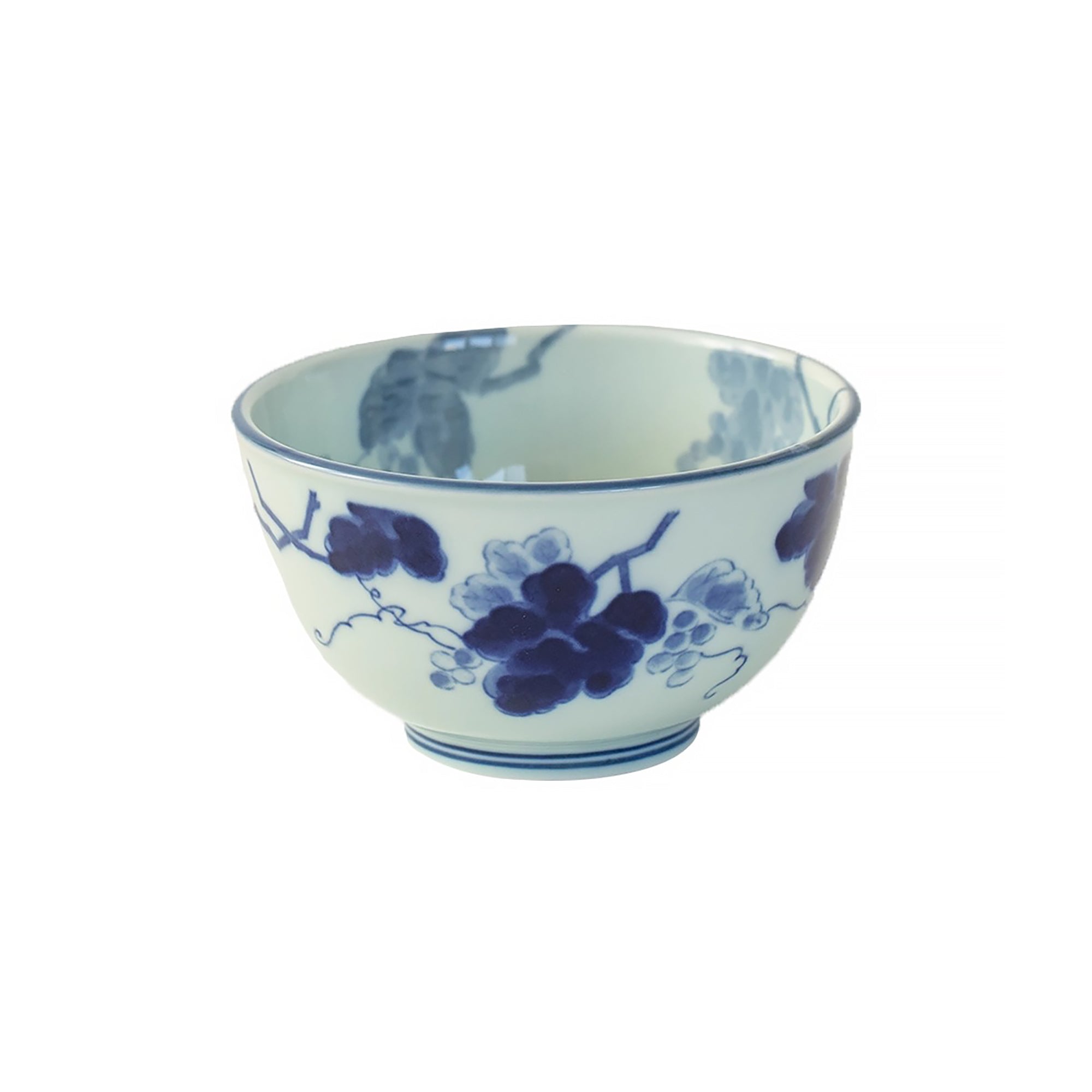 Vaisselle Minoyaki à motif bleu indigo “Kasuri”