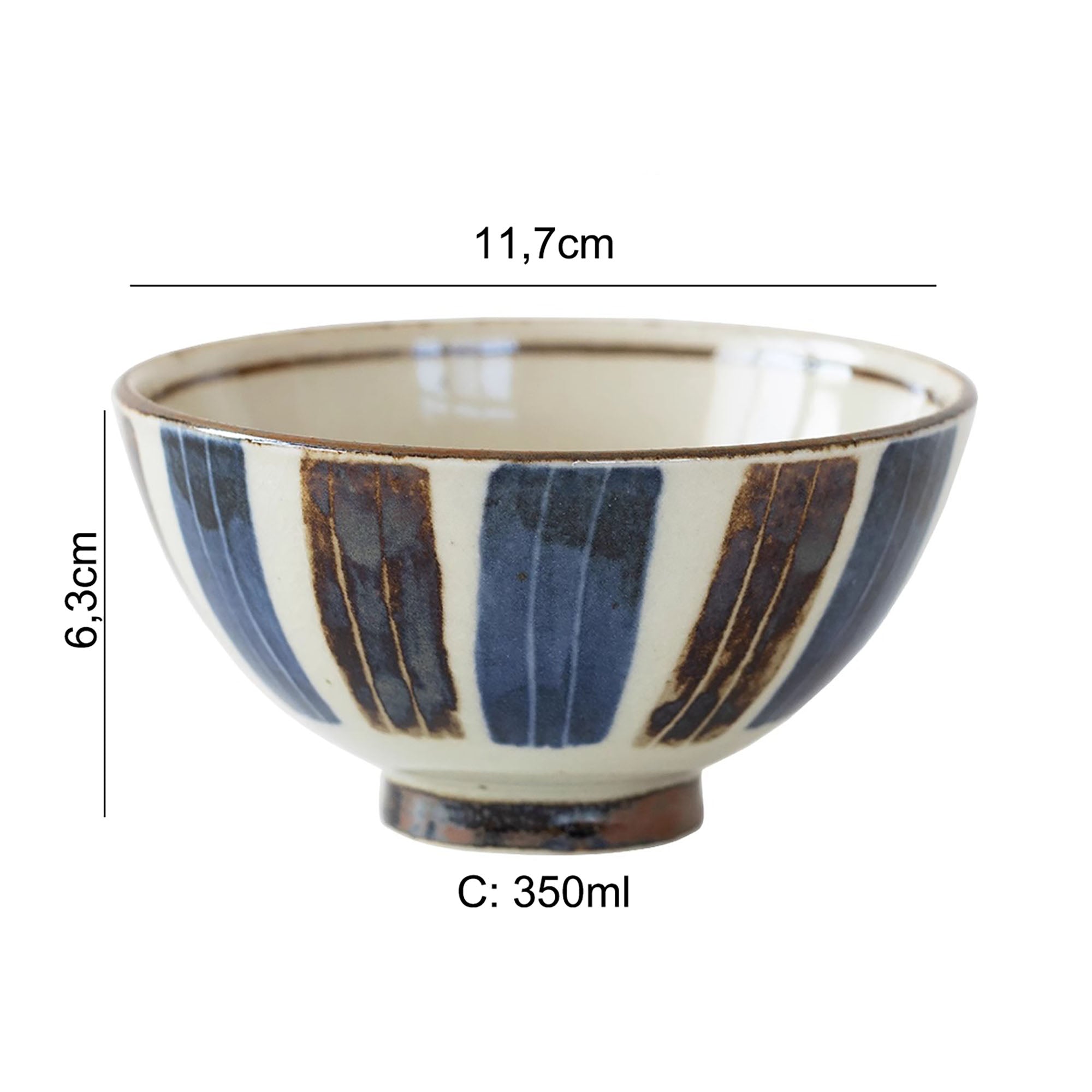 Bol en céramique traditionnelle Minoyaki