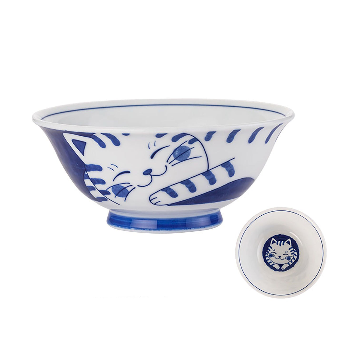 Bols ramen avec chat design