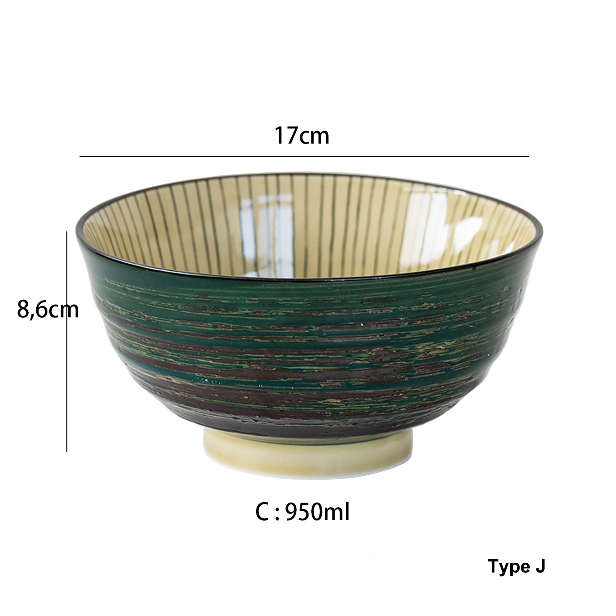 BOL À RAMEN AVEC MOTIF RETRO