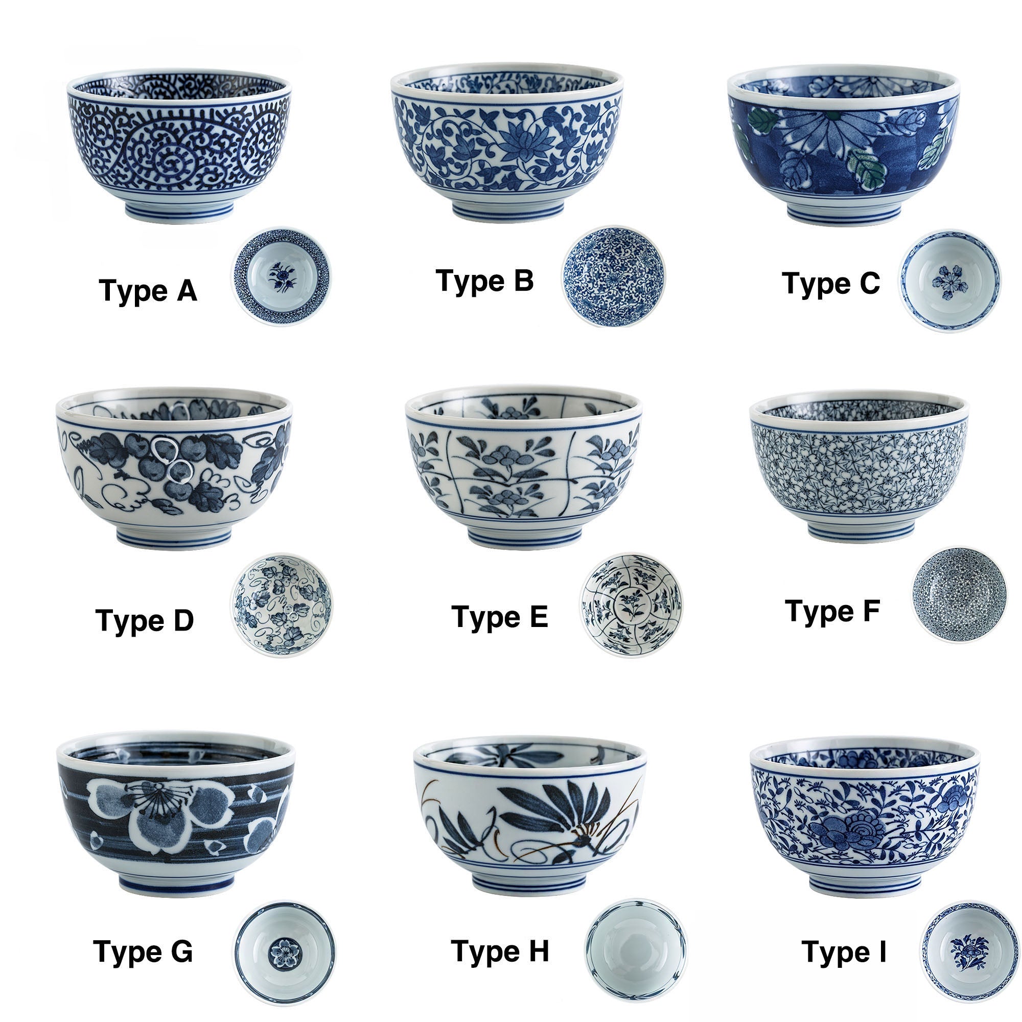 Traditional Japanese bowls