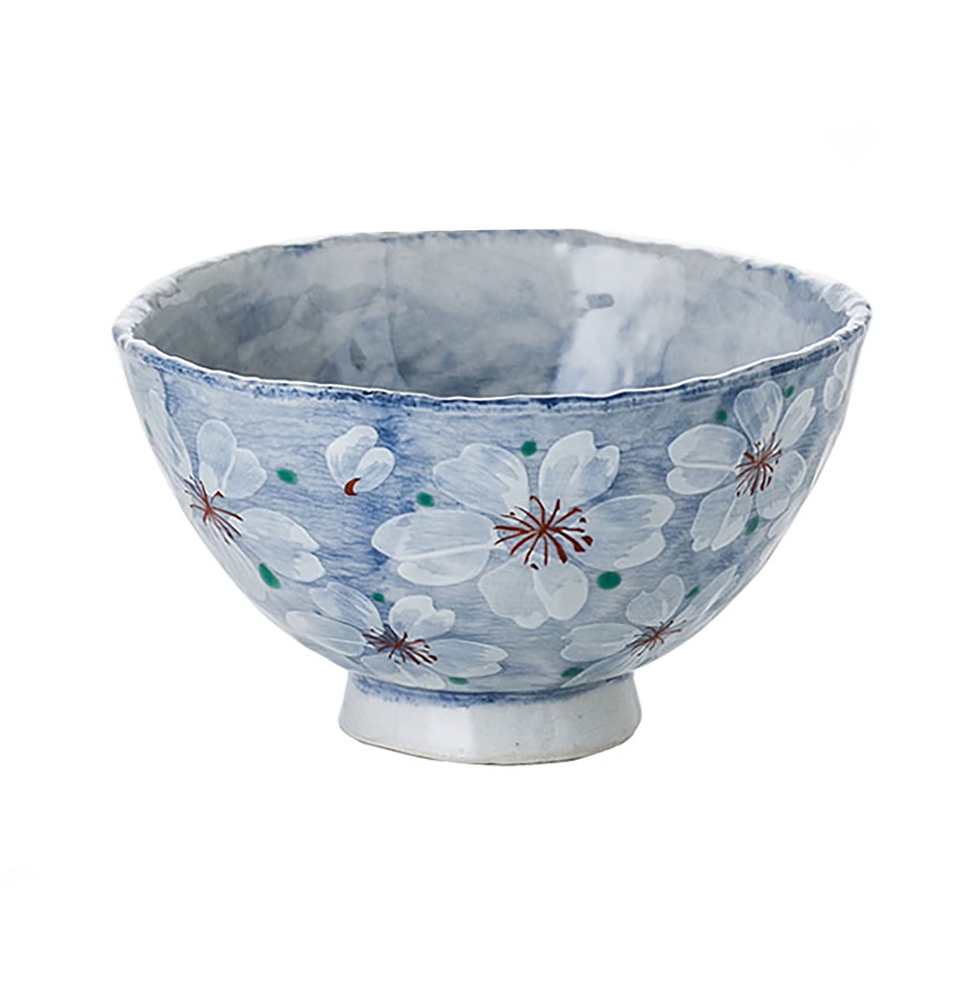 Artisanal bowl with Sakura pattern