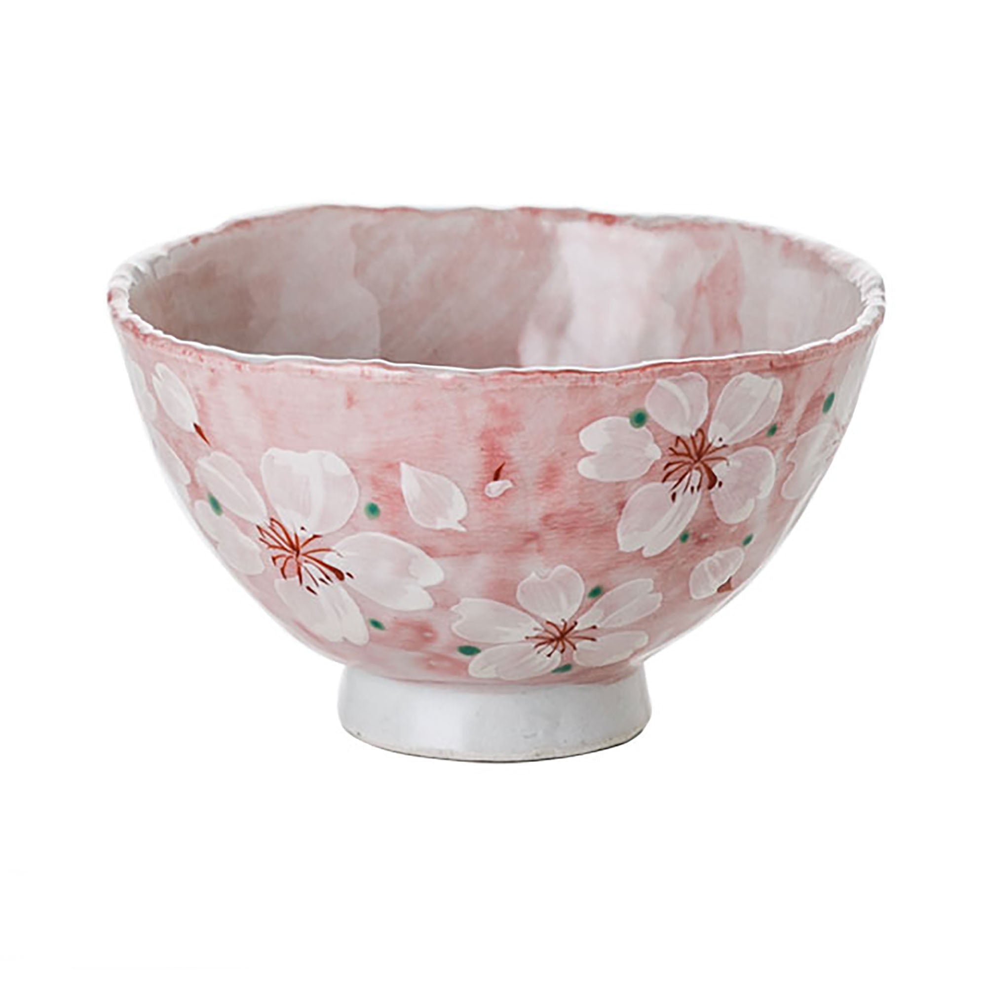 Artisanal bowl with Sakura pattern