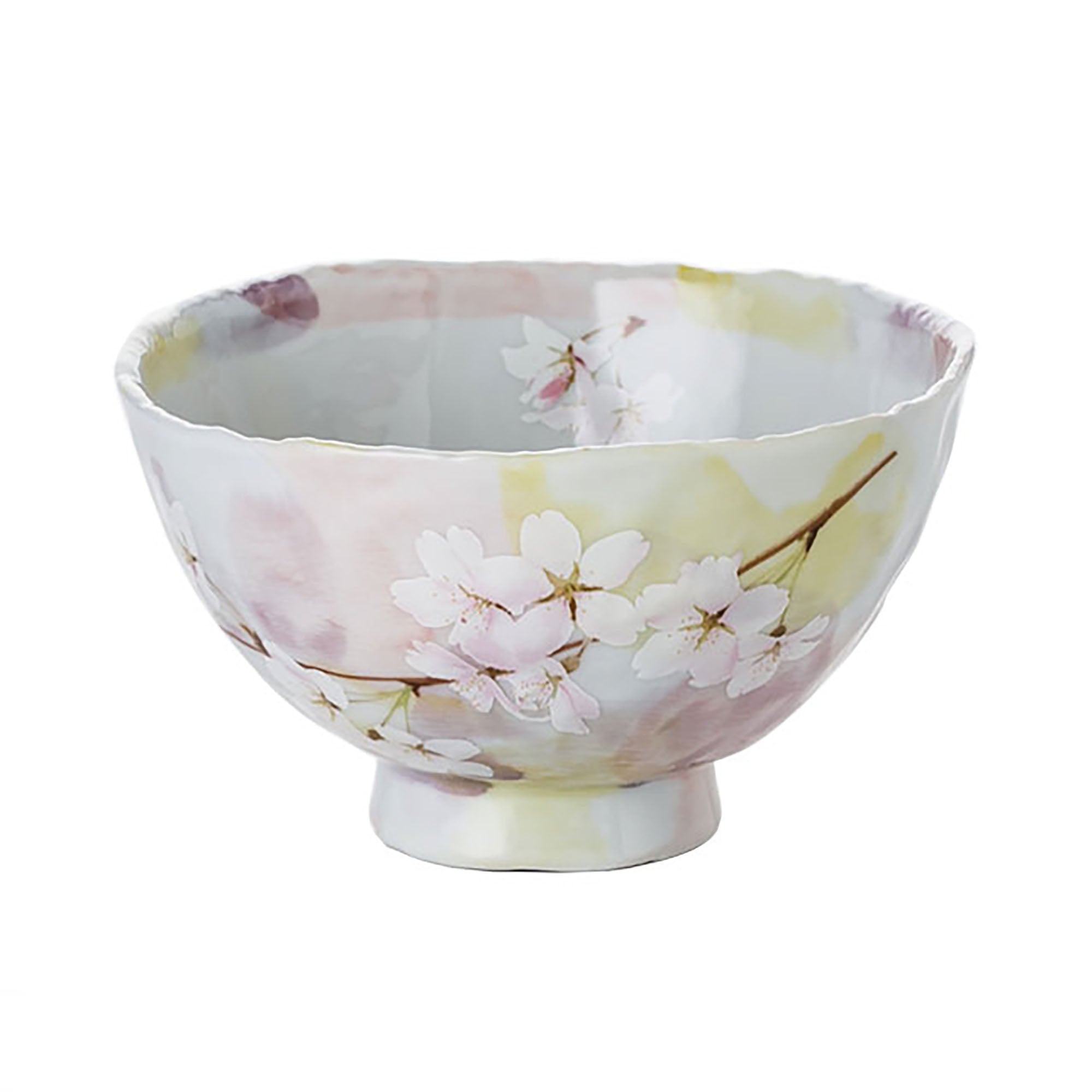 Artisanal bowl with Sakura pattern