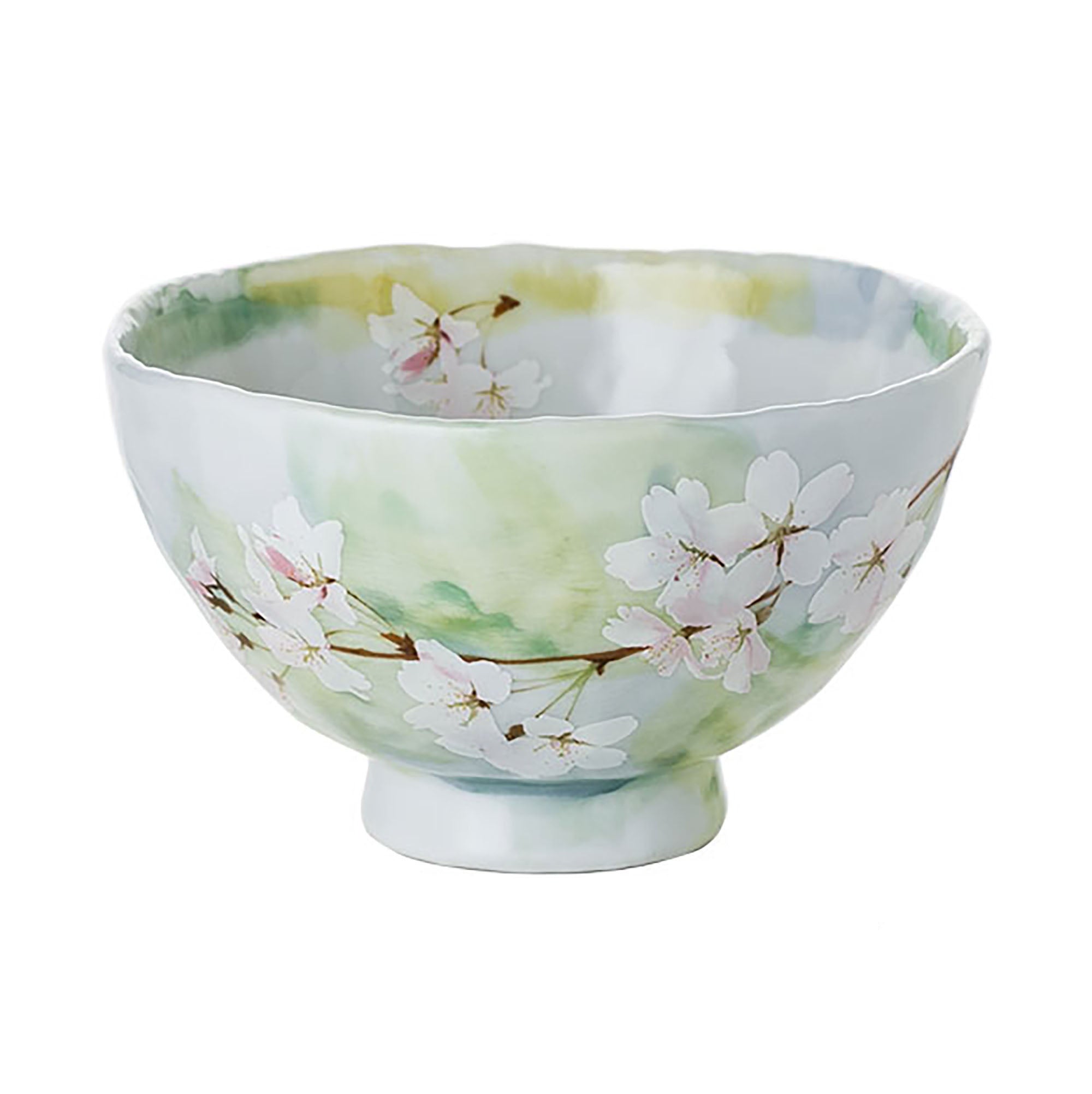 Artisanal bowl with Sakura pattern