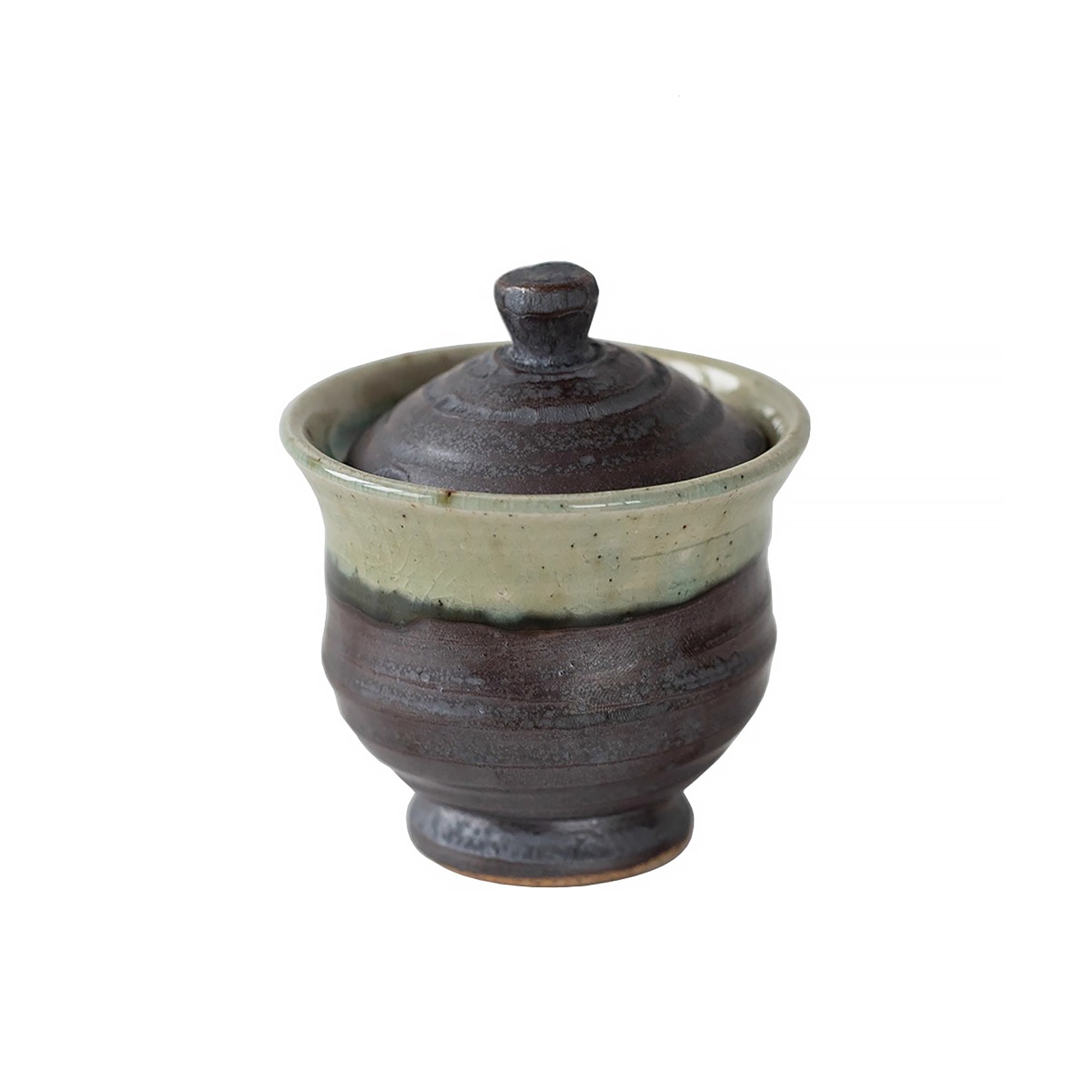 Tasse à thé en grès artisanal Setoyaki du style Iriyama