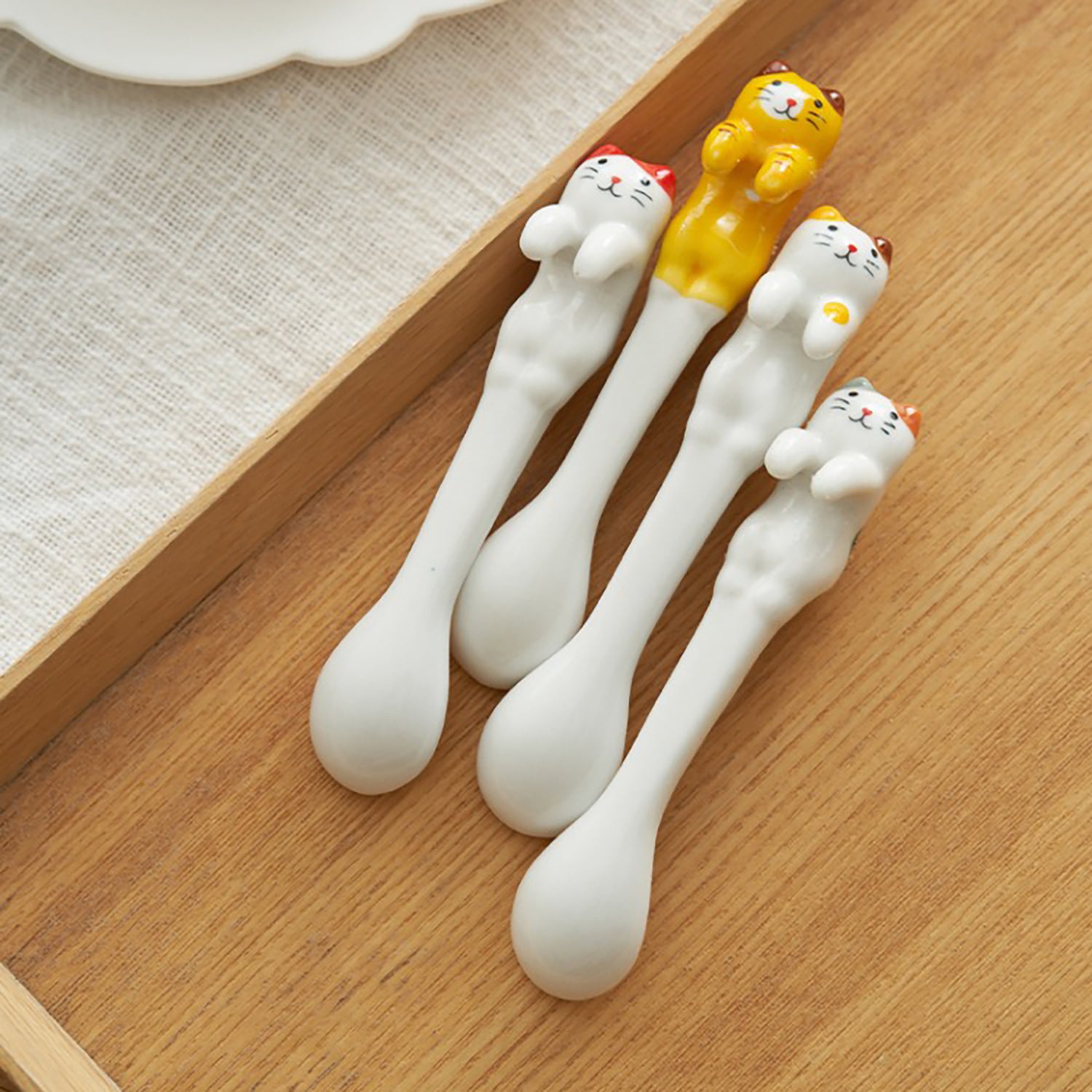 Ceramic spoons