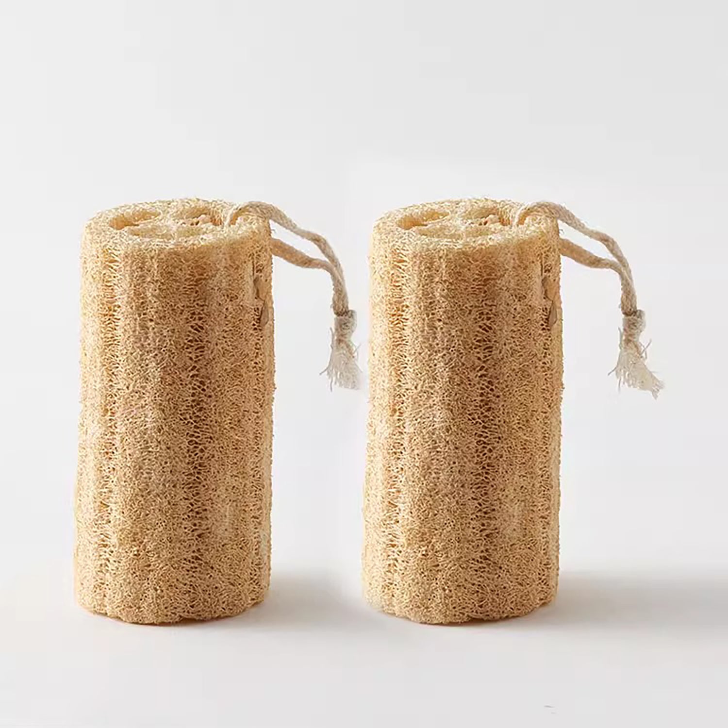 Brosse de nettoyage en loofah naturel