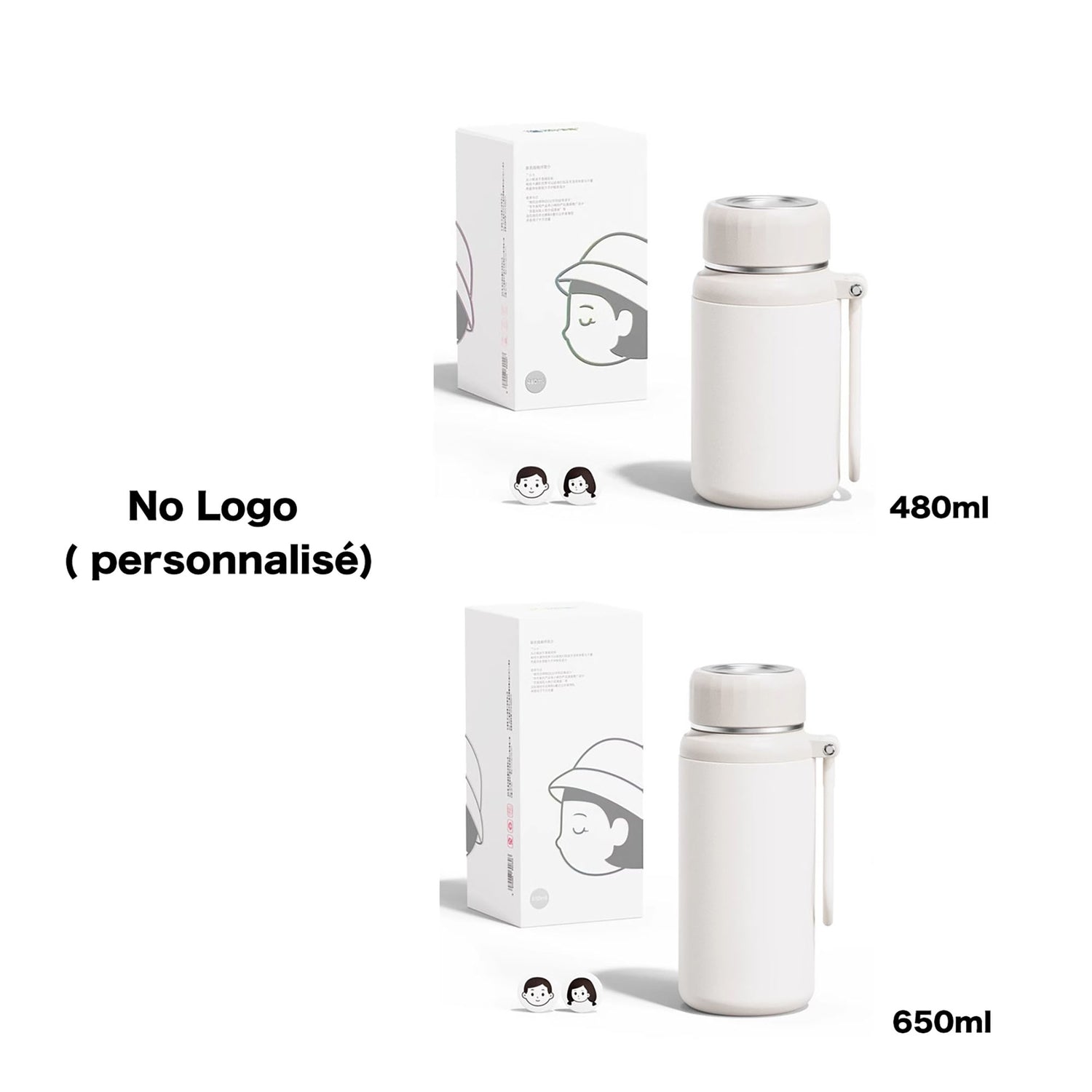 GOURDE THERMO en 480ML et 650ml
