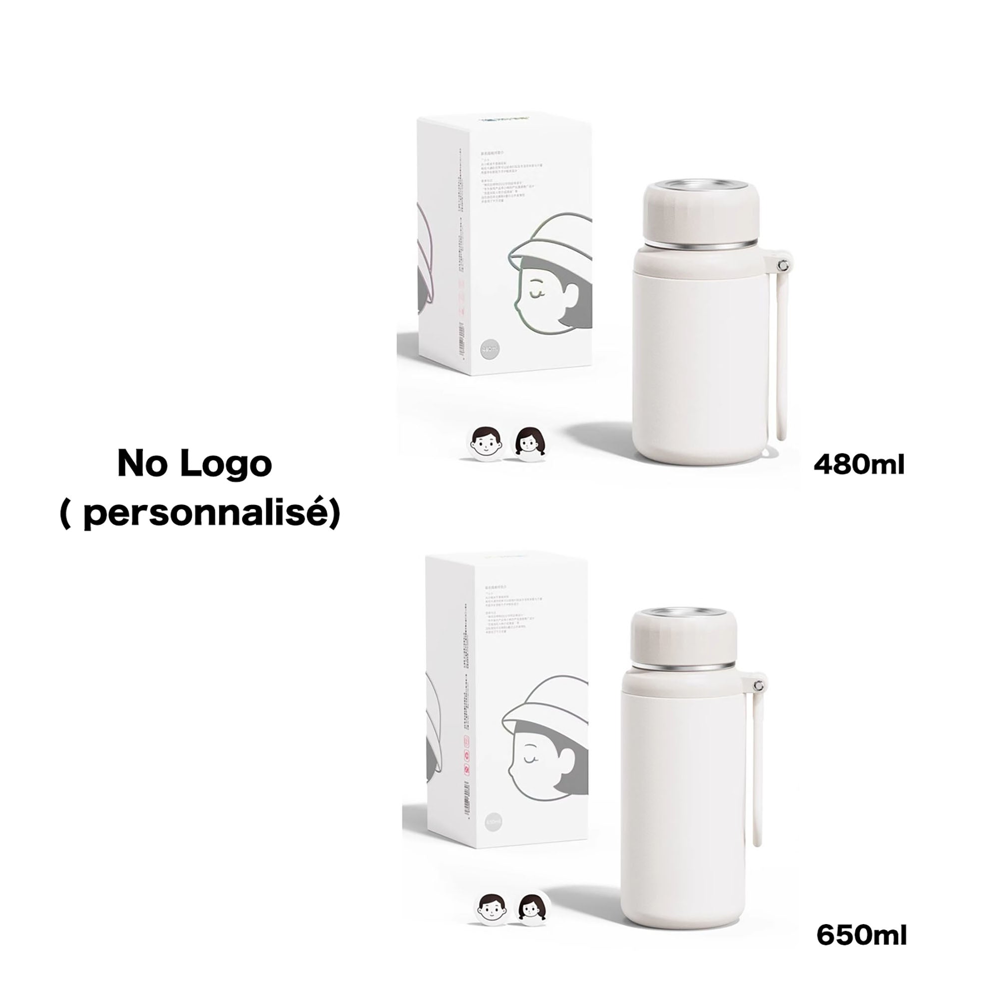 GOURDE THERMO en 480ML et 650ml