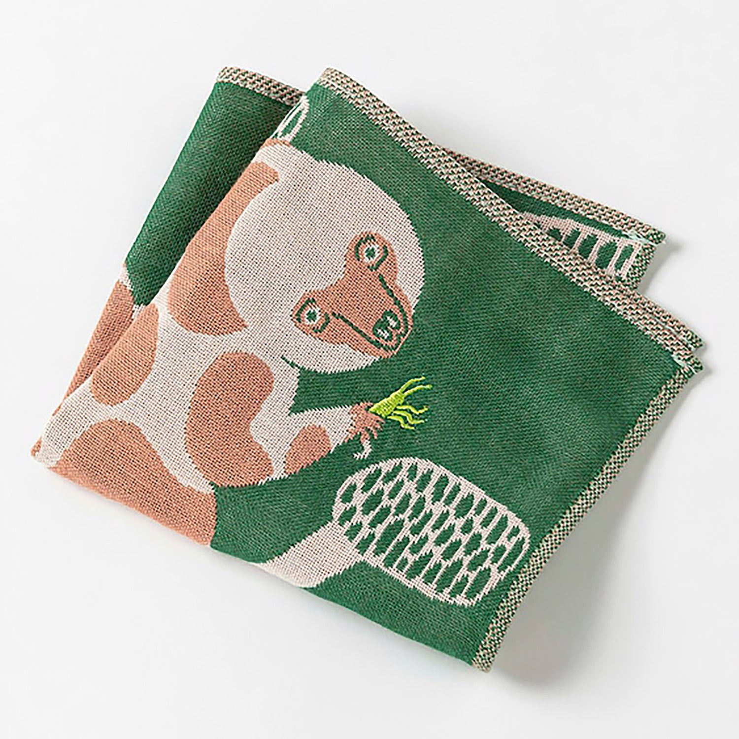 Serviette japonaise brodée en coton Morita MiW